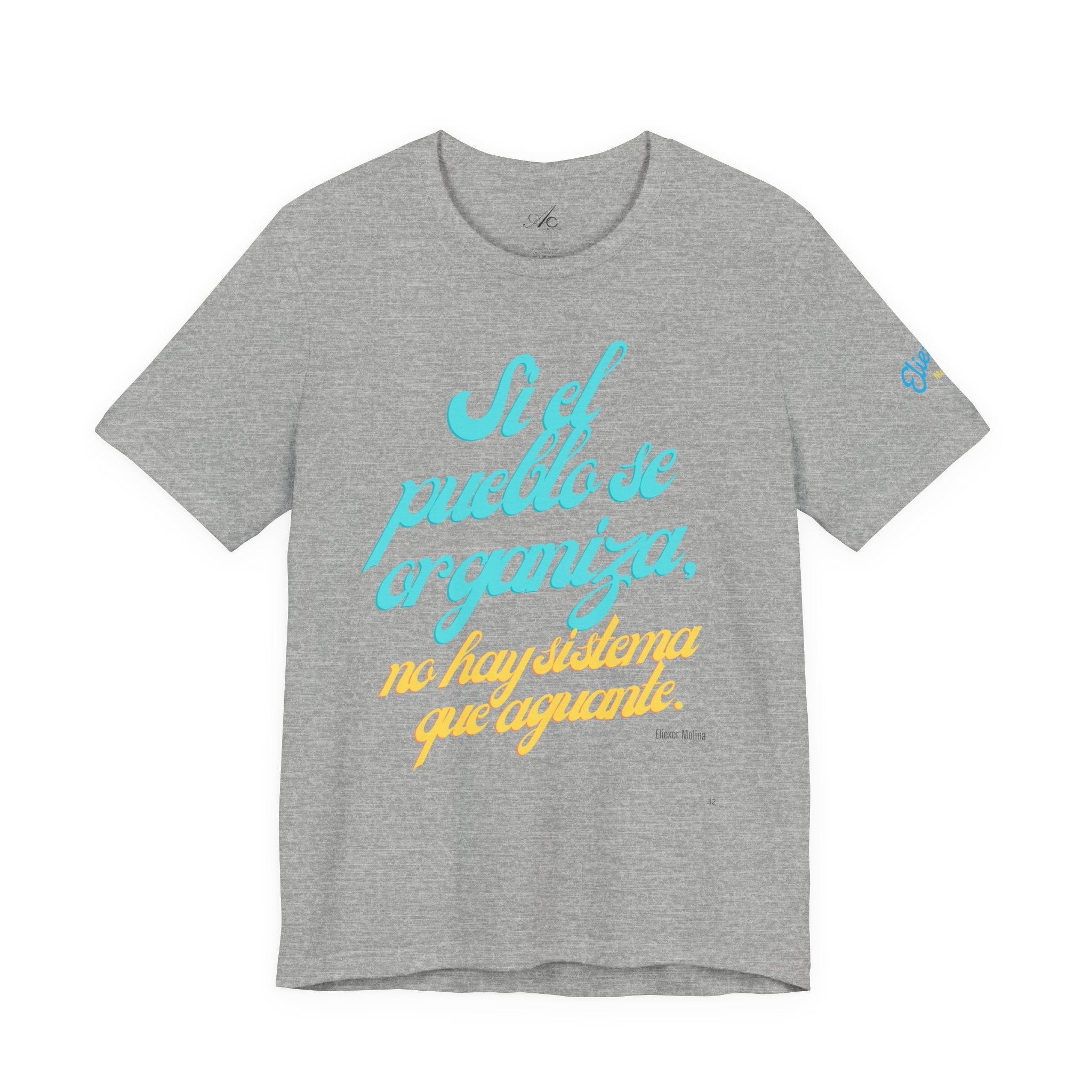 Spanish Script Tee  “Si el pueblo se organiza” Graphic T-Shirt