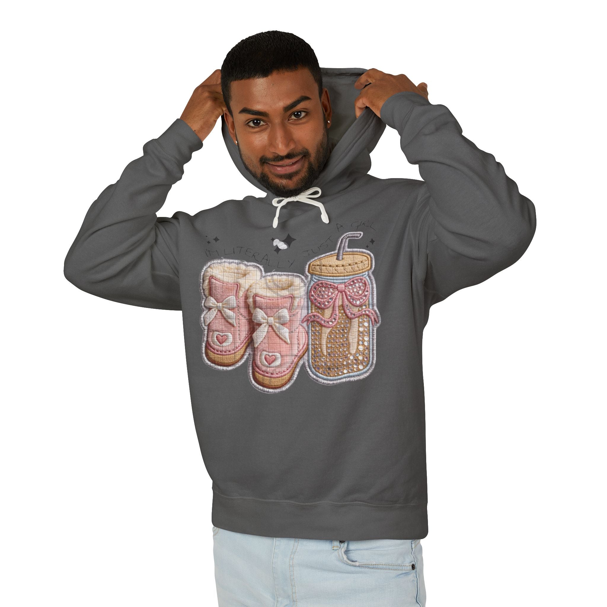 Cozy Baby Booties  Bottle Hoodie  Cute Newborn Nursing Mom Sweatshirt