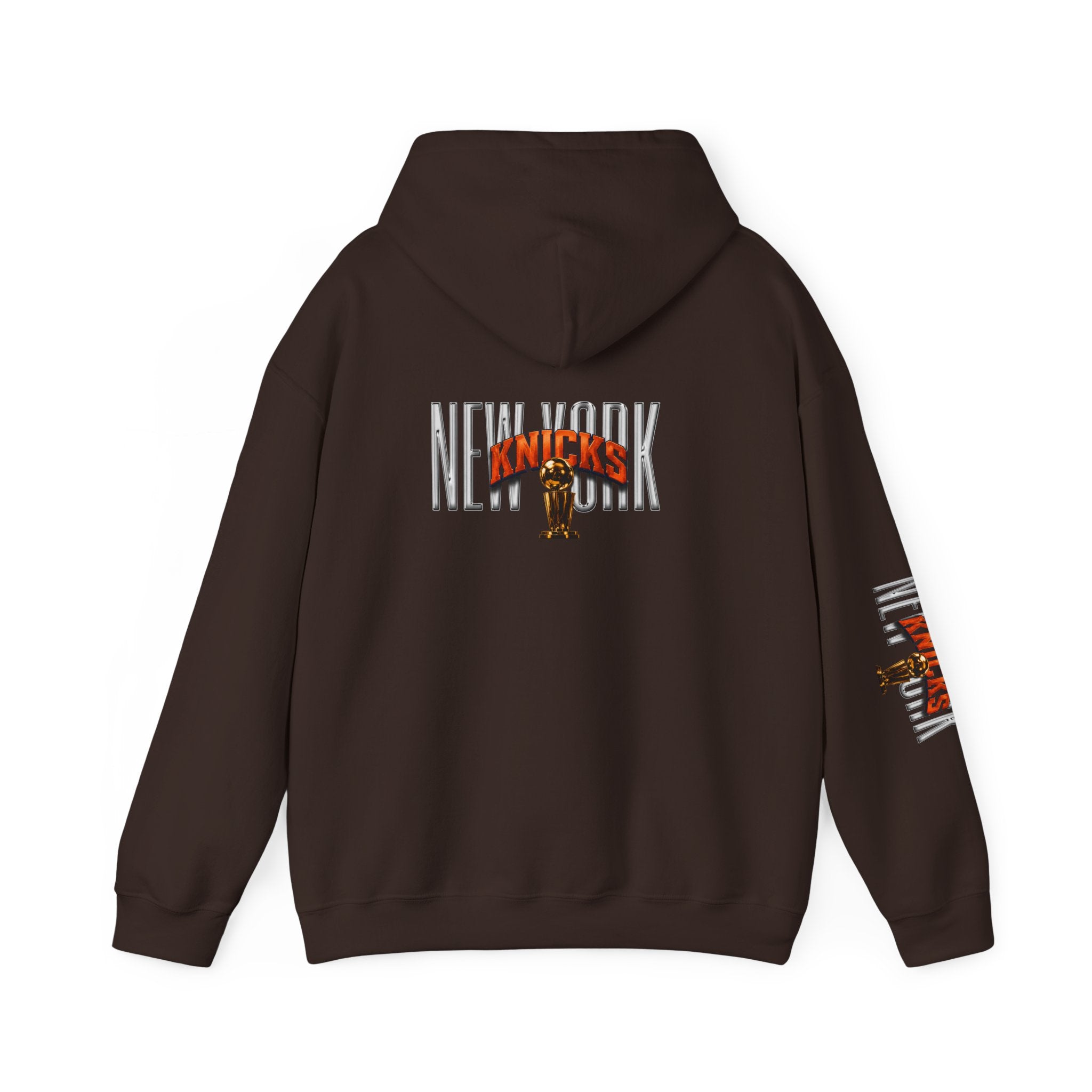 NY-K Retro Player Collage Hoodie — Basketball Fan Sweatshirt