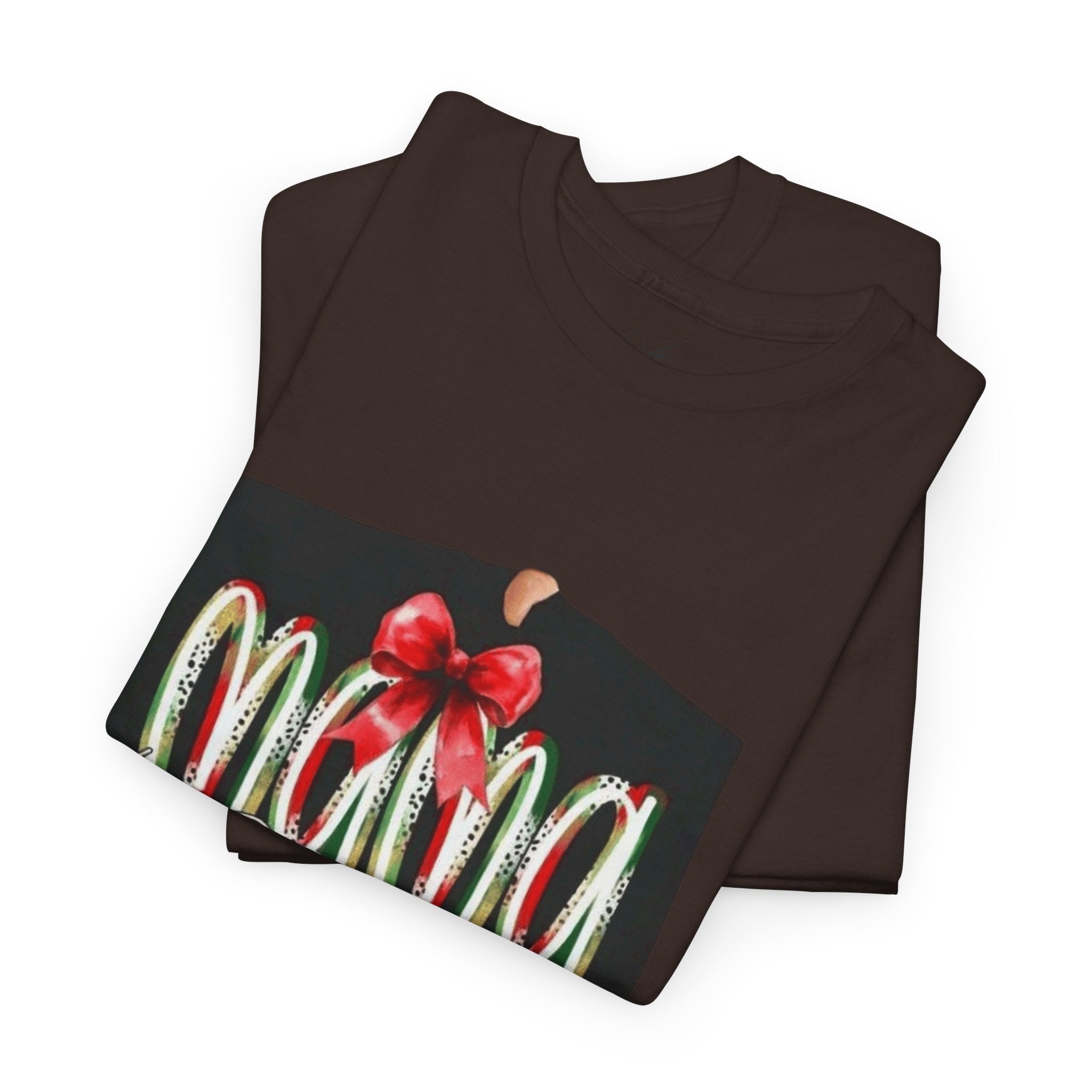 Festive Mama Tee, Cozy Holiday Shirt, Gift for Mom, Christmas T-Shirt, Unisex Cotton Tee