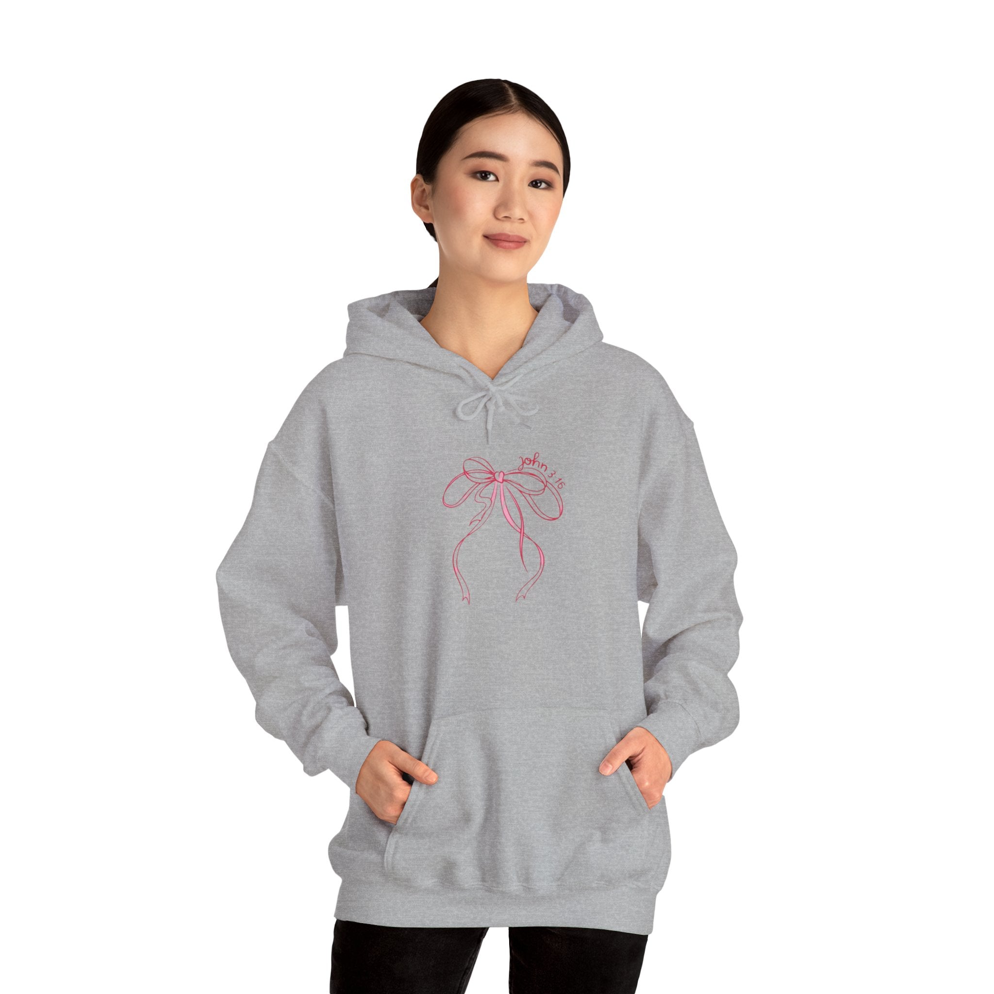 You Are So Loved Hoodie Heart Full” Heart Ribbon Comfort Sweatshirt