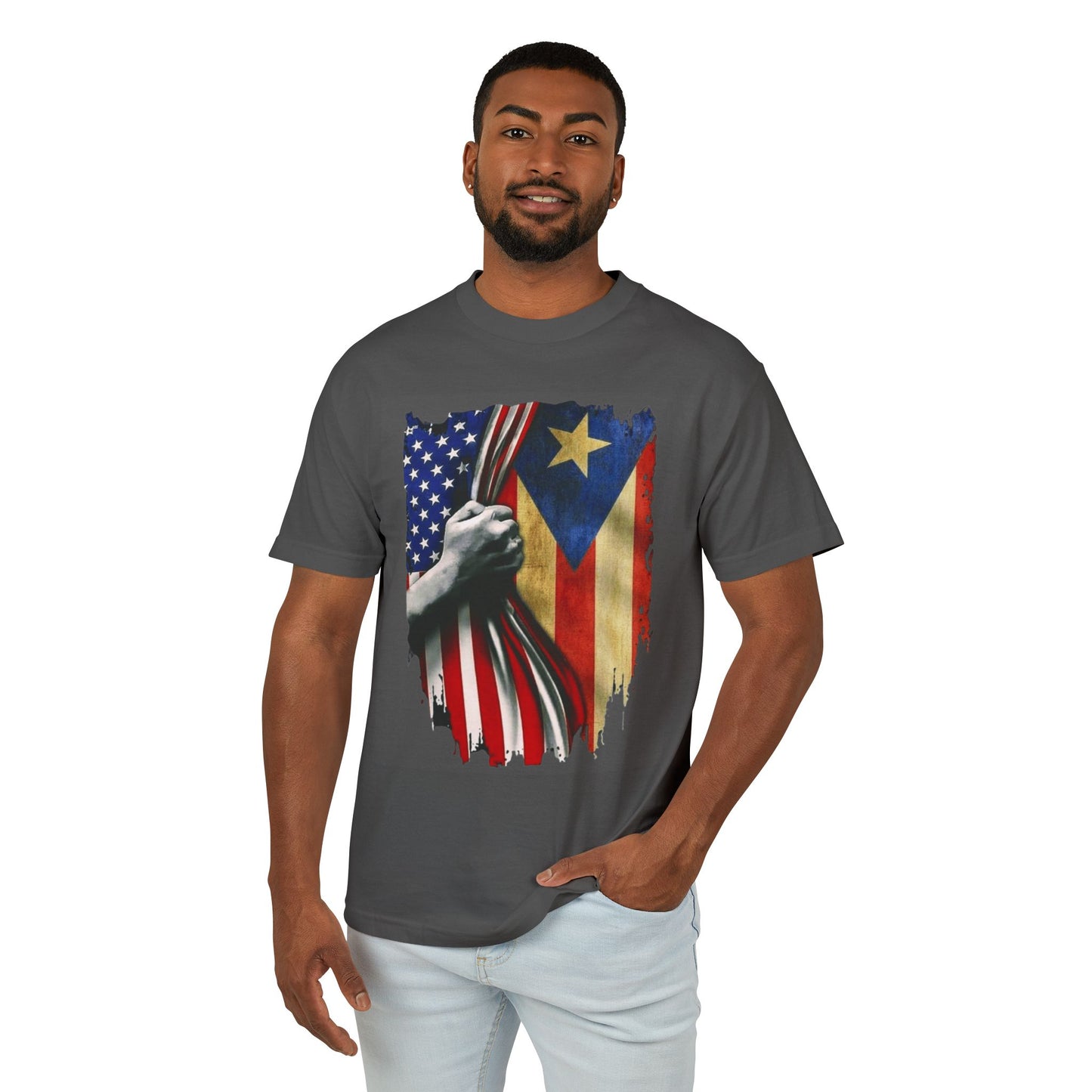 BORICUA Unity Tee – Puerto Rican Pride Unisex Cotton Shirt | Cultural Celebration Apparel