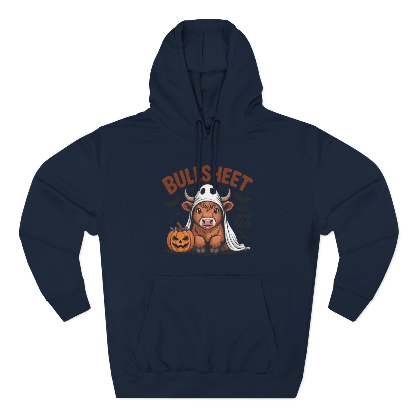 Spooky Vibes Only" Halloween Sweater Cozy Ghostly Fleece Hoodie