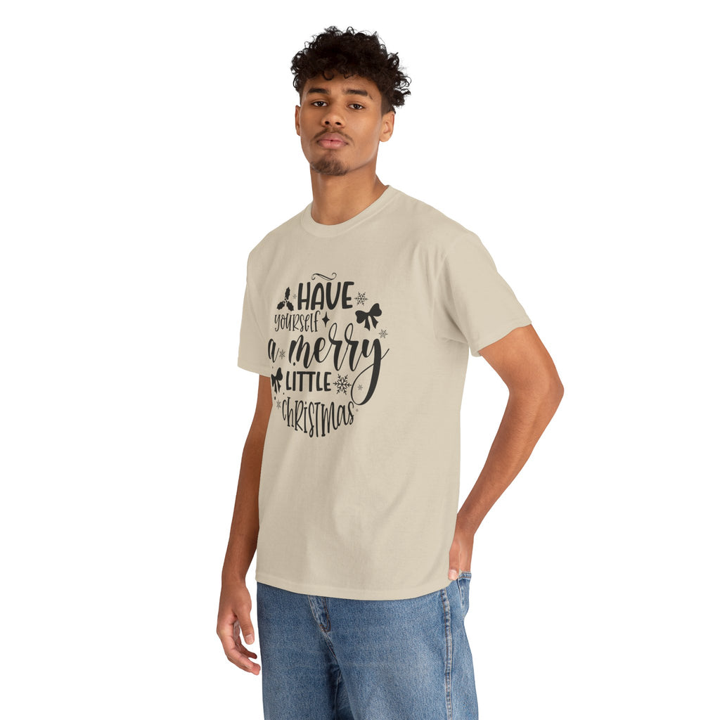Merry Christmas Cotton Tee Holiday Graphic Tees & Cozy Festive Wear