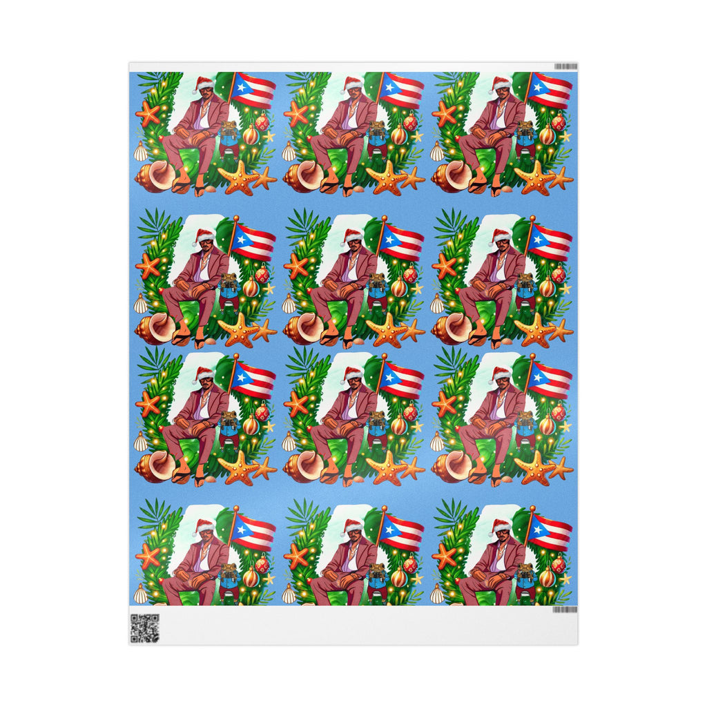 Puerto Rico Wrapping Paper – Cultural Gift Wrap | Boricua Heritage Design | Holiday & Celebration Gift Packaging