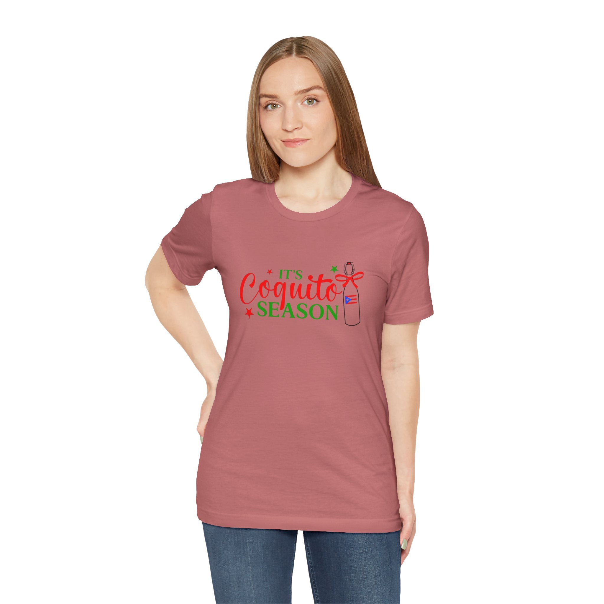 It's Coquito Season T-Shirt - Christmas Puerto Rican Holiday Cocktail Tee