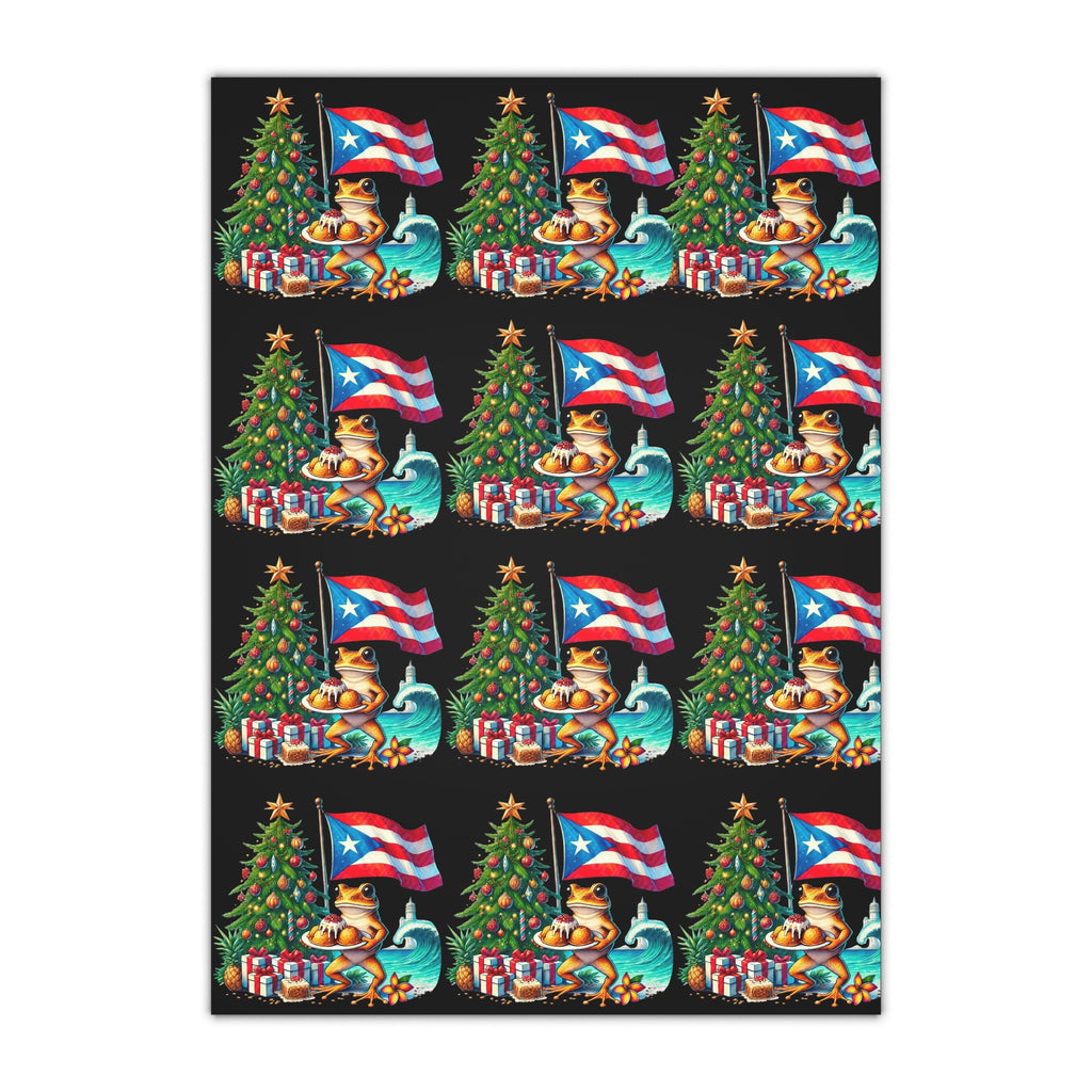 Navidad en Puerto Rico Wrapping Paper – Festive Boricua Holiday Gift Wrap 🇵🇷🎄
