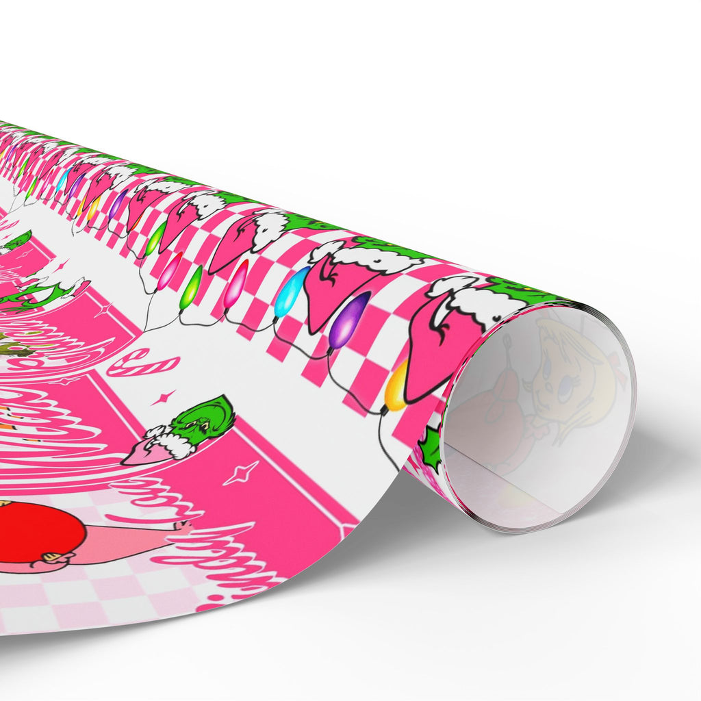 Festive Wrapping Paper – Whimsical Holiday Gift Wrap | Christmas Paper Roll | Fun & Unique Gift Packaging