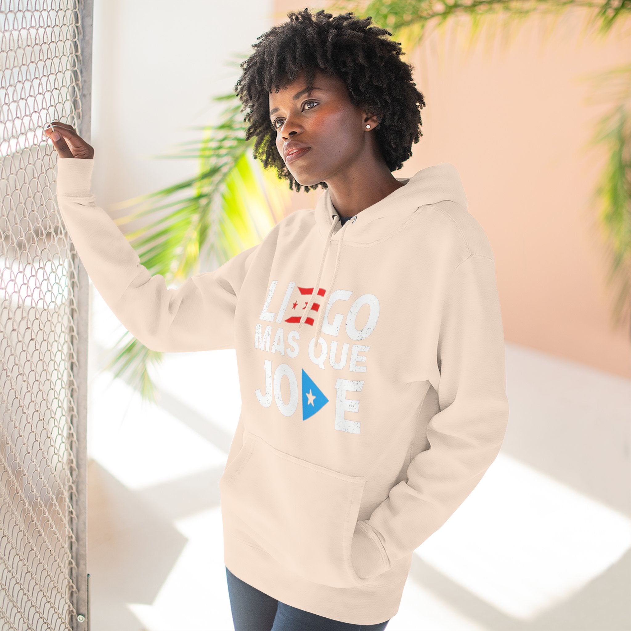 Puerto Rican culture & traditions Navidades Boricuas Collection fleece hoodie