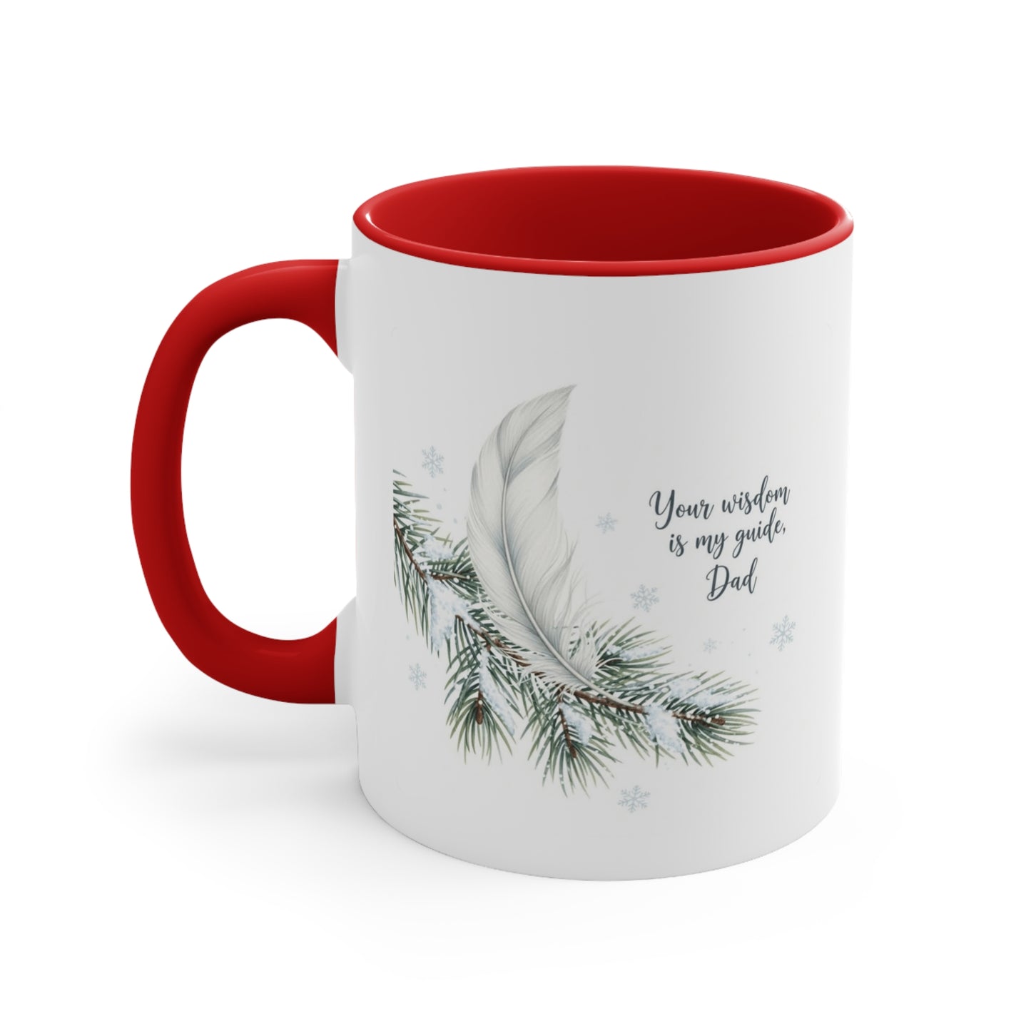 Holiday Mugs Christmas Gift Ideas Hot Cocoa & Coffee Cup Designs Inspirational Father's Day Mug with Feather Design