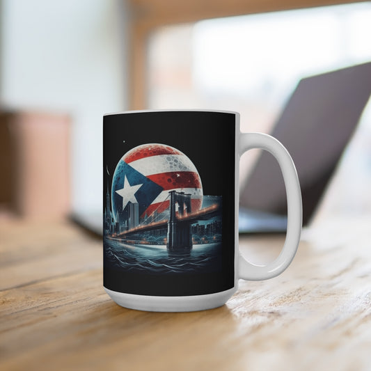 Puerto Rican Accent Mug Proud Boricua Drinkware Ideal for Birthdays, Holidays, Collectors