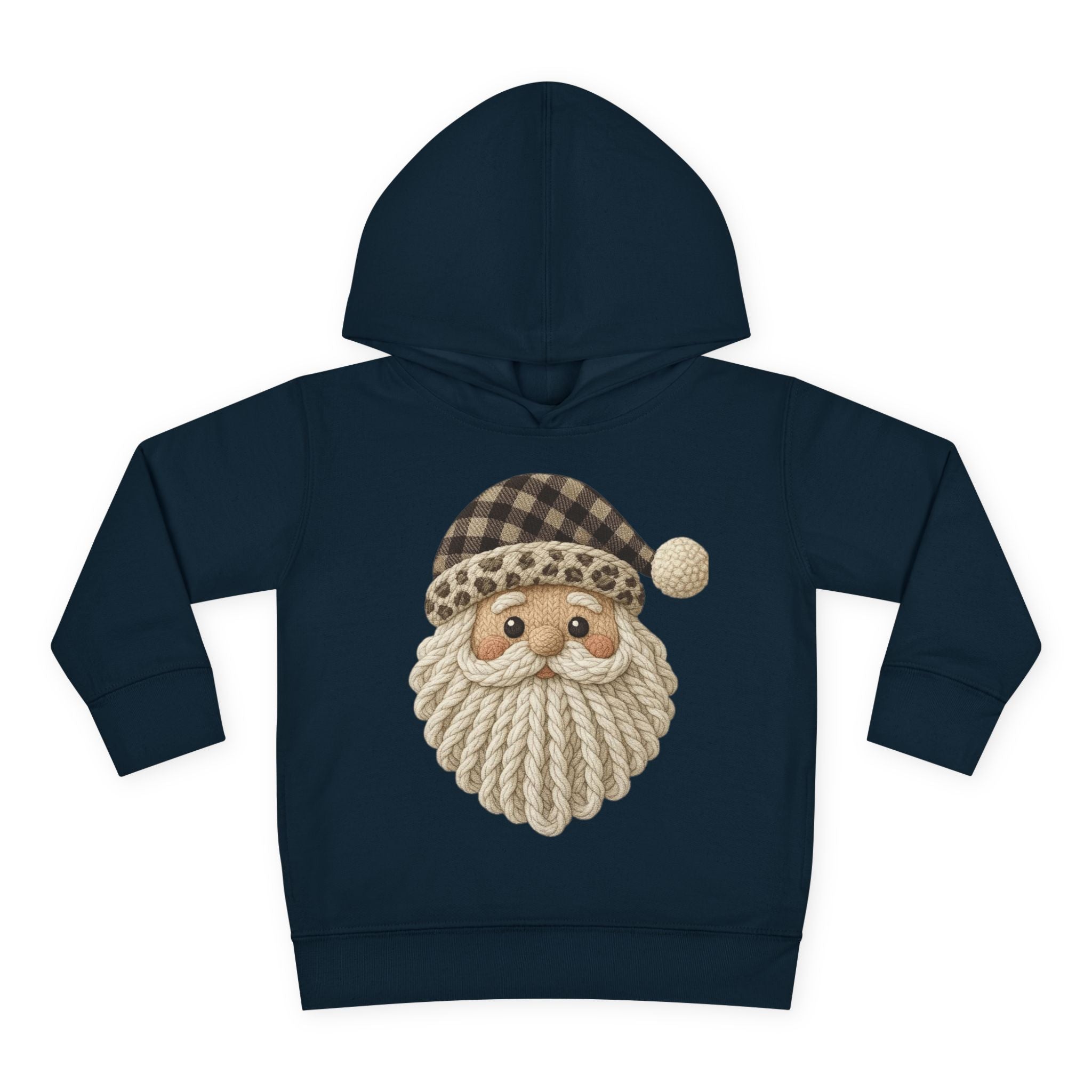 Toddler Hoodie  Cozy Plaid Santa Gnome Pullover