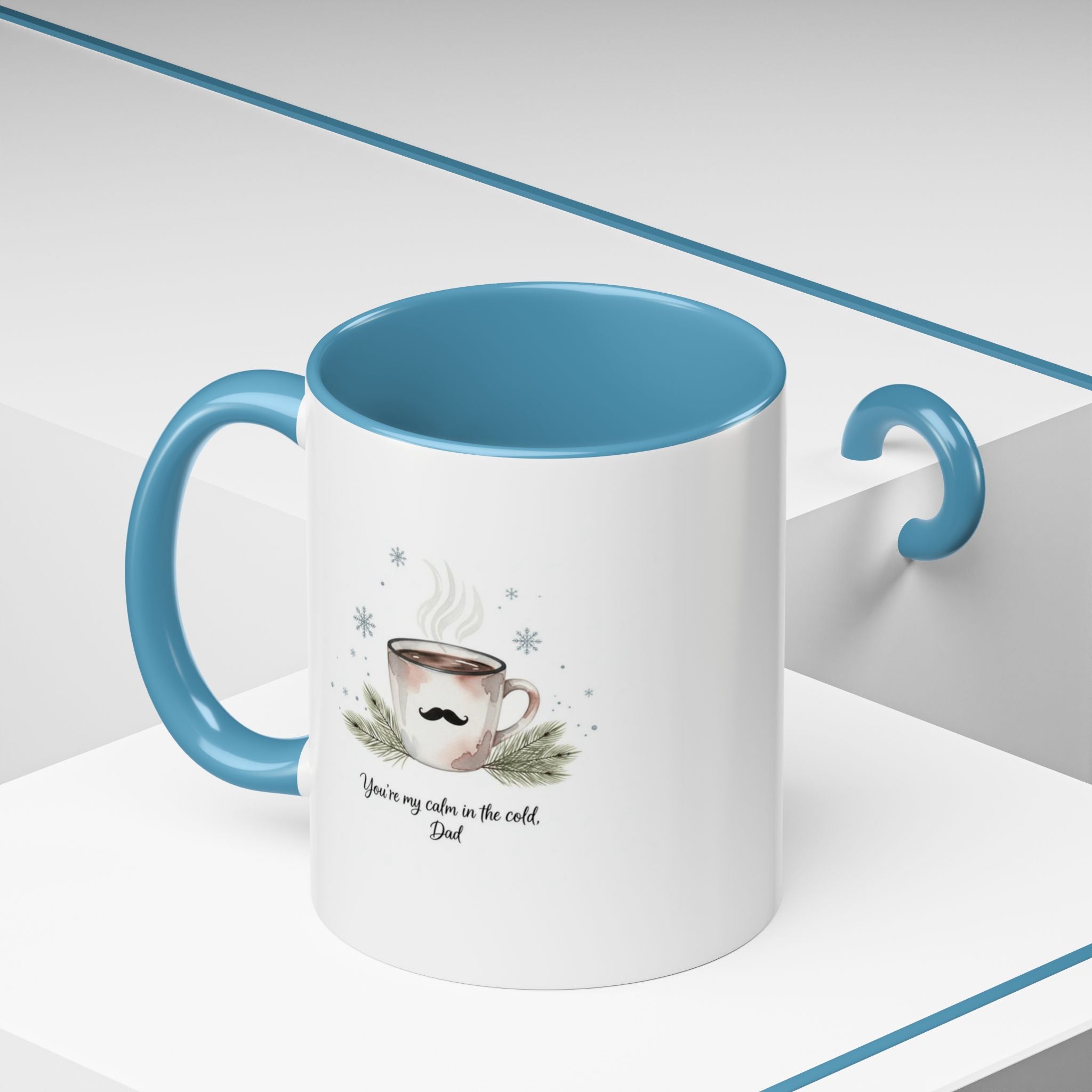 Holiday Coffee Cups with Festive Quotes & Designs Personalized Dad Coffee Mug You're my reason in the world