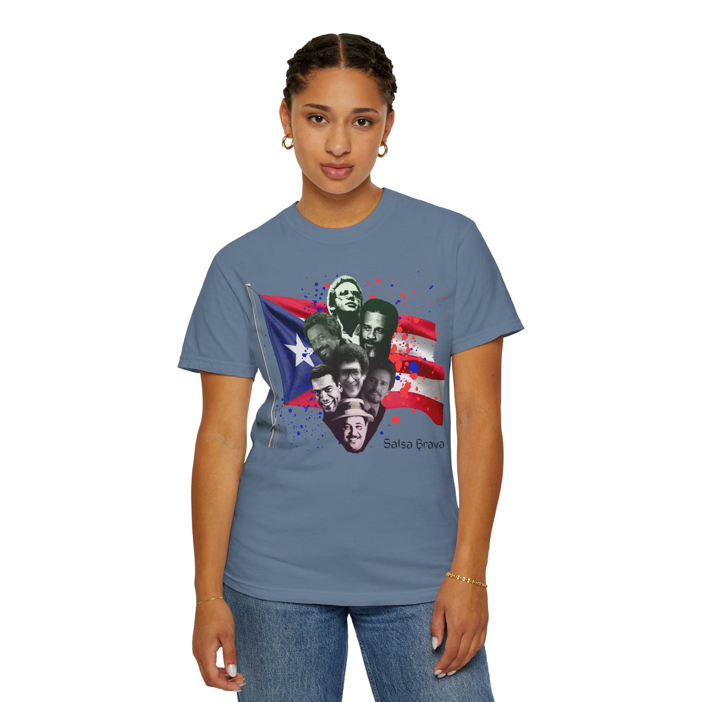 Salsa Brava T-Shirt, Vibrant Puerto Rican Pride Shirt, Gift for Salsa Lovers, Unisex Festival Tee, Caribbean Culture Apparel