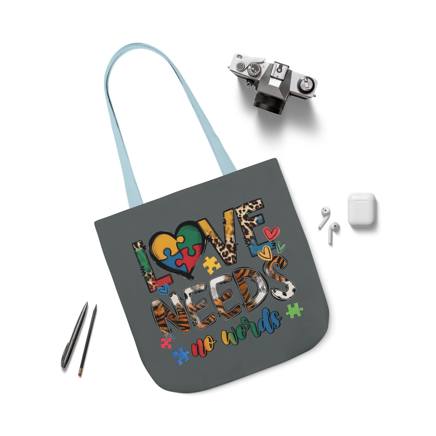 Colorful Love Needs Tote Bag