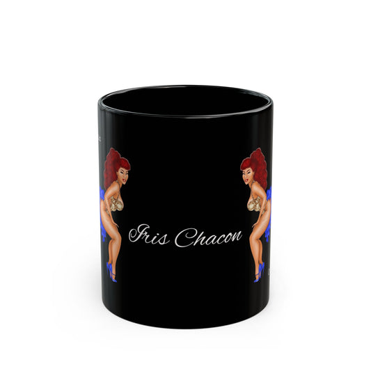Iris Chacon Orgullo Boricua Sassy Vintage-Inspired Black Mug | Fun Gift for Coffee Lovers | Unique Home Decor | Retro Design | Great for Birthdays, Anniversaries, [...]