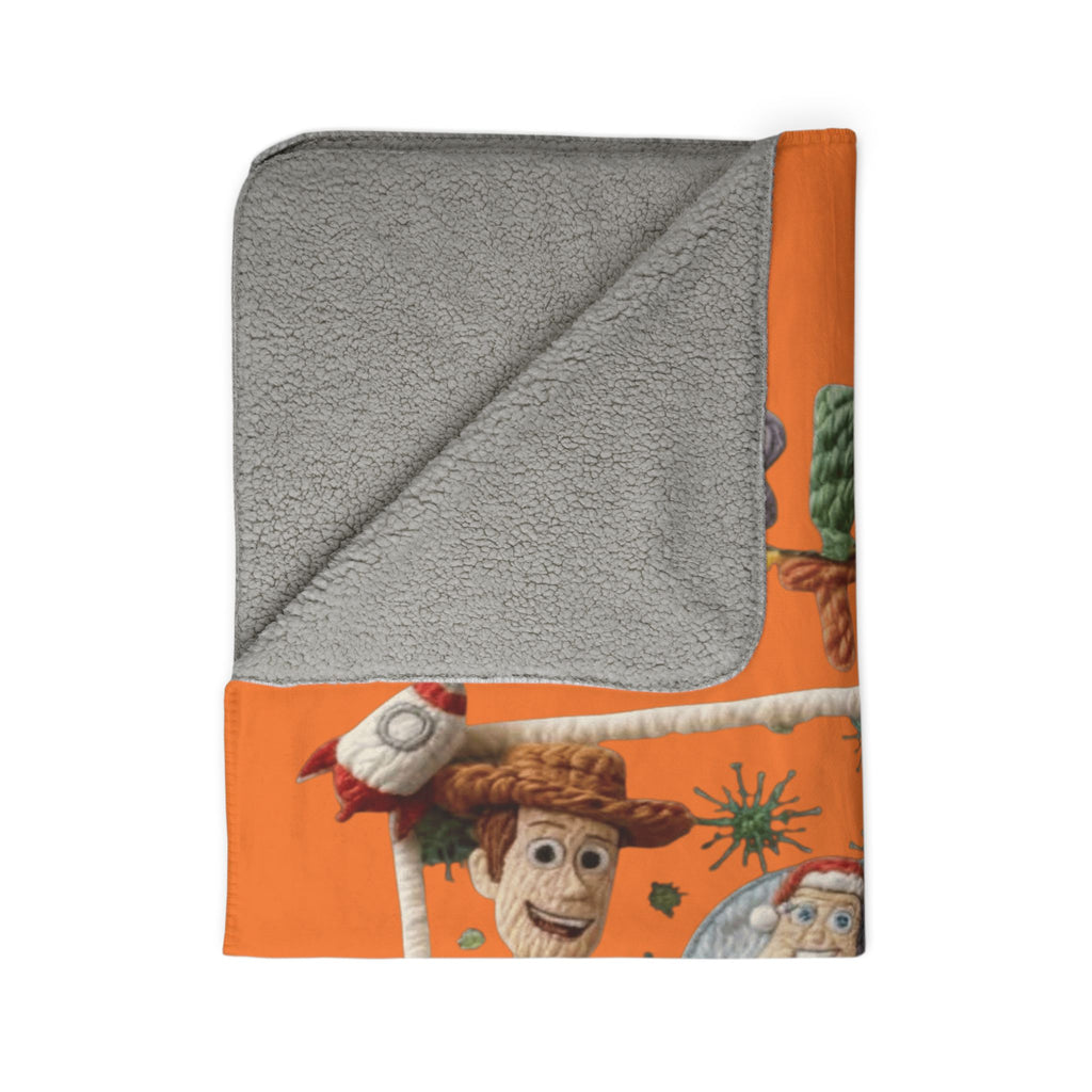 Magical Christmas Cartoon Blanket Toy Story Christmas Fleece Blanket