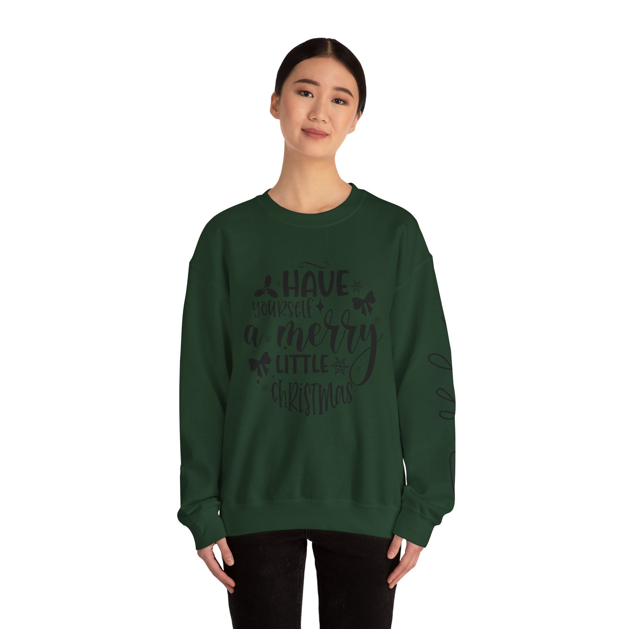 Xmas Shirts & Sweaters | Funny, Cute & Classic Christmas Designs Merry Christmas Crewneck Sweatshirt - Cozy Unisex Holiday Apparel