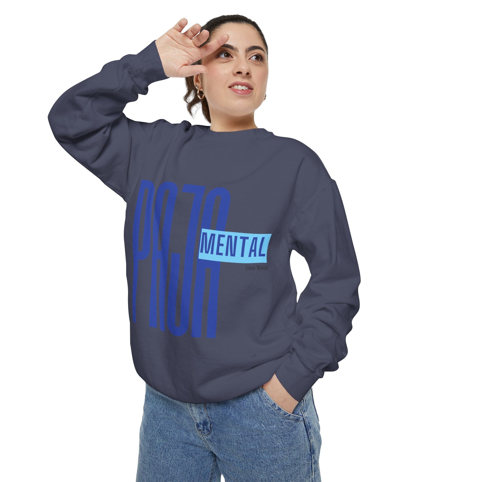 Mental Pazn Sweatshirt "Suerten Ya Esa" Spanish Graphic Crewneck
