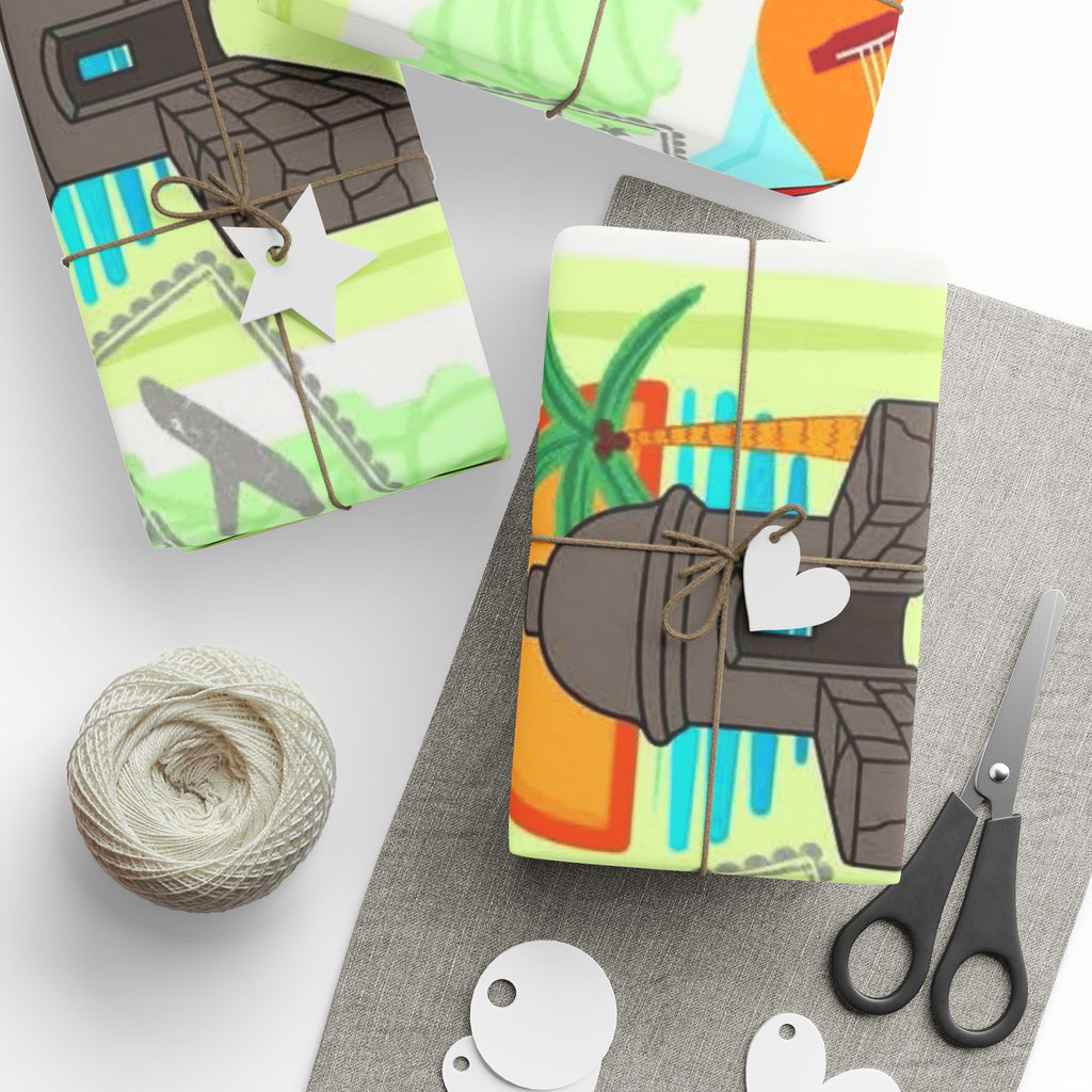 Puerto Rico Wrapping Paper Cultural Gift Wrap | Boricua Heritage Design | Holiday & Celebration Gift Packaging