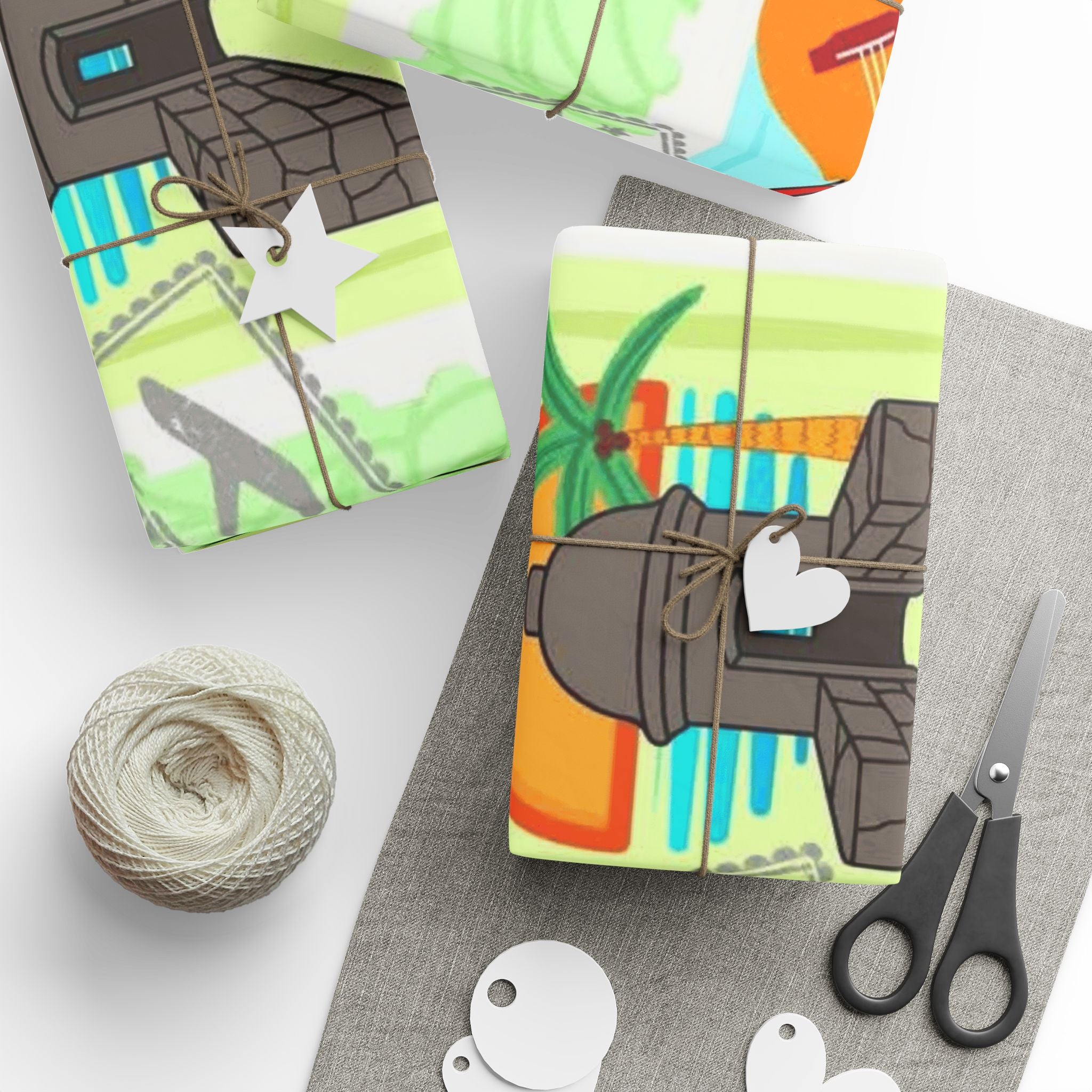 Puerto Rico Wrapping Paper Cultural Gift Wrap | Boricua Heritage Design | Holiday & Celebration Gift Packaging