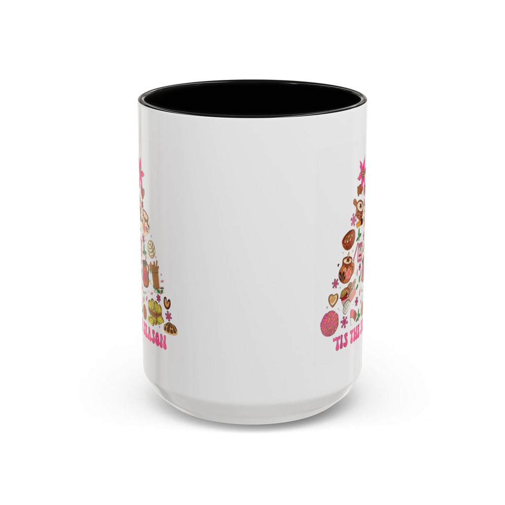 Coffee Mug - 'Tis the Season' Holiday Cookie Tree Accent Mug (11/15oz)