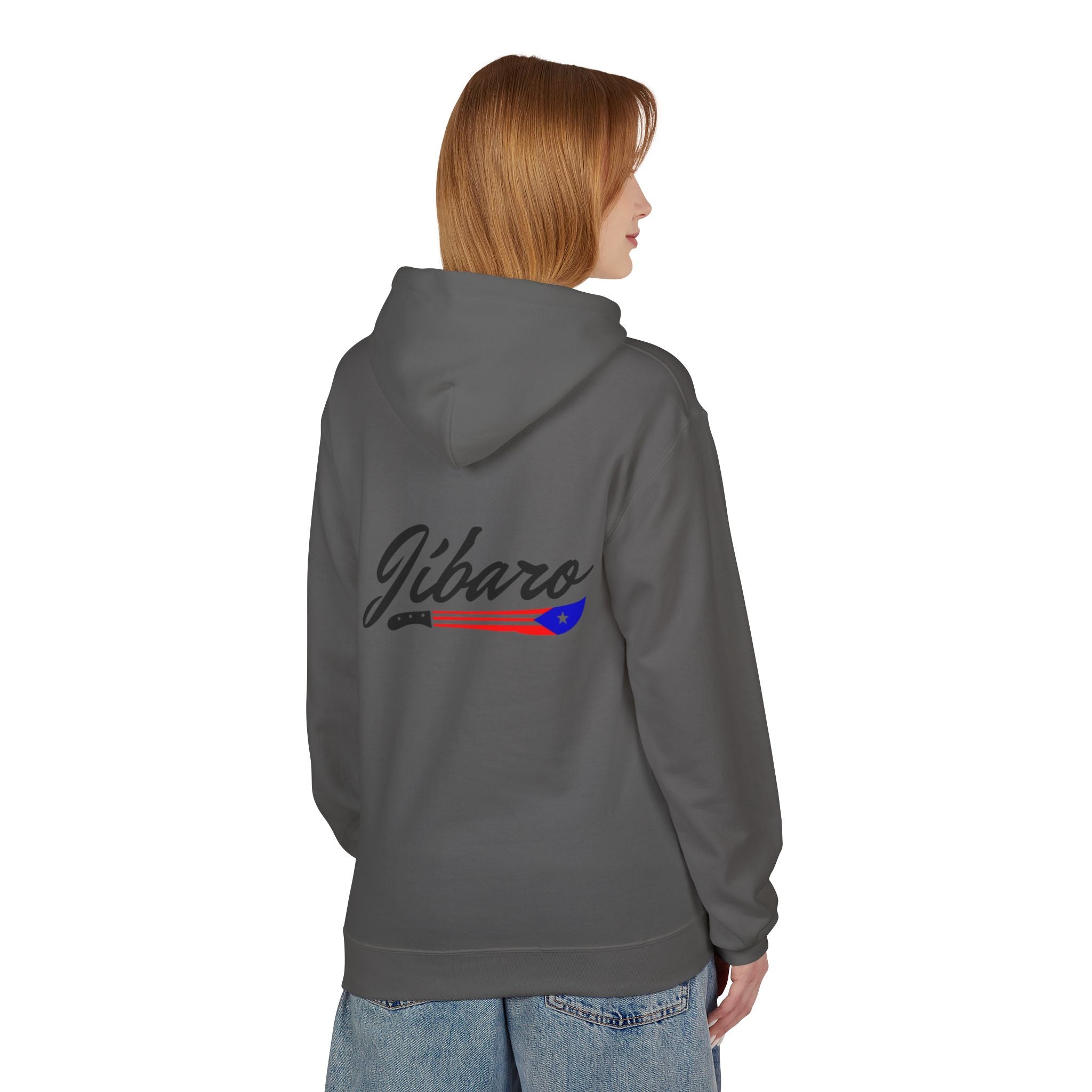 Gíbaro Hoodie  Puerto Rican Pride Pullover with Flag Machete Design