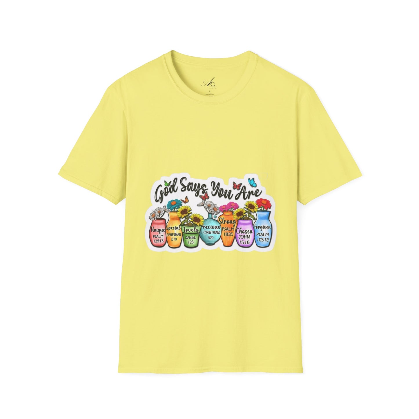 God Says You Are Loved Unisex T-Shirt, Inspirational Tee for Faith, Gifts for Friends, Casual Wear, Comfortable Clothing, [...]