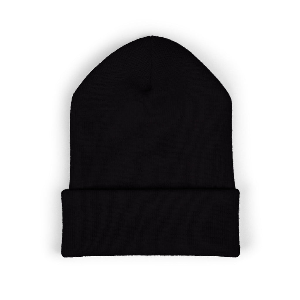 Embroidered 'Holi' Symbol Knit Hat Puerto Rico Beanie Hat – Boricua Pride Cuffed Winter Hat