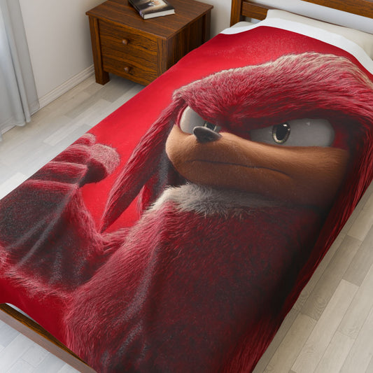 Knuckles Plush Throw Blanket