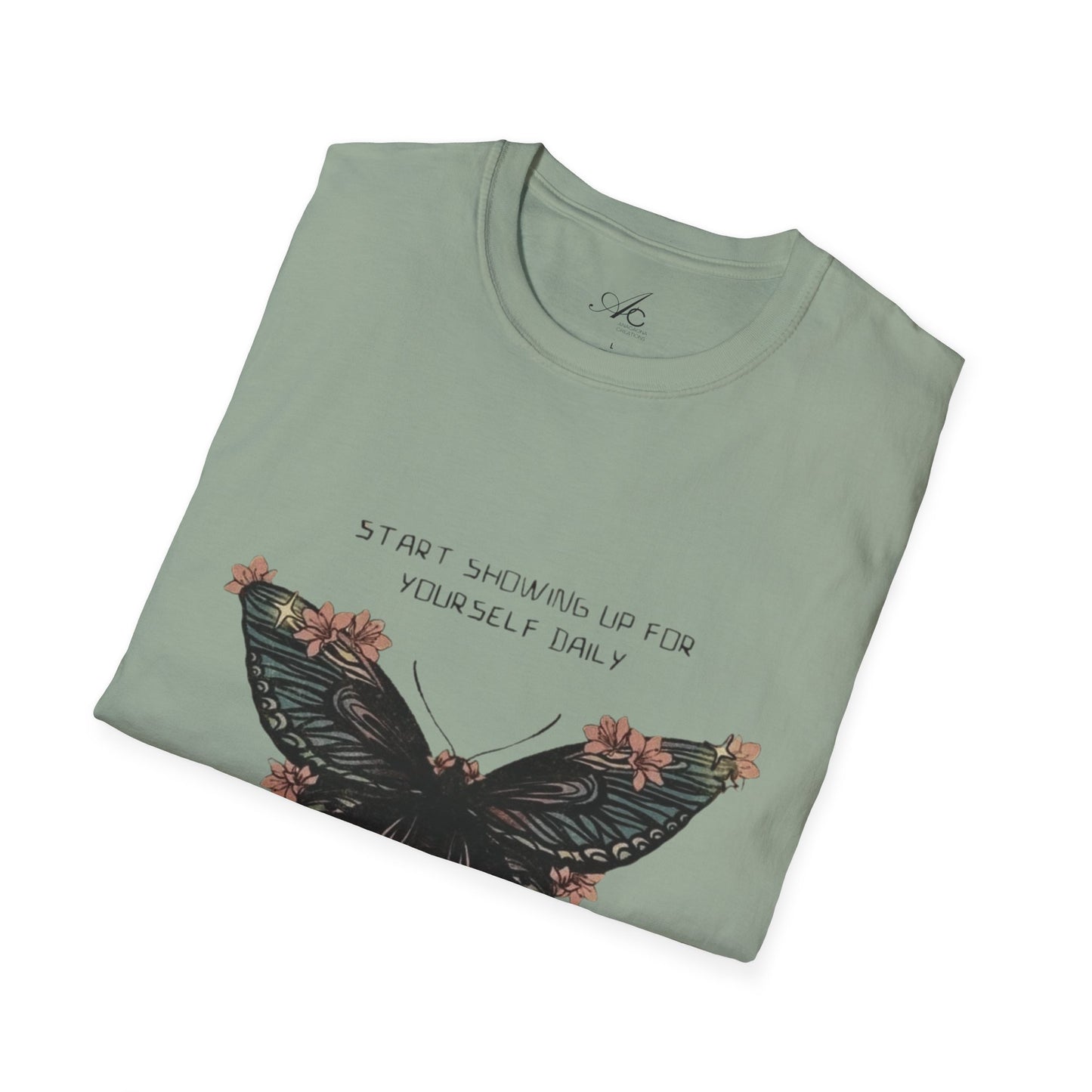 Wear Your Peace. Inspirational Butterfly T-Shirt, Motivational Gift, Unisex Tee, Nature Lover Shirt, Self-Care Apparel, Birthday Gift Idea