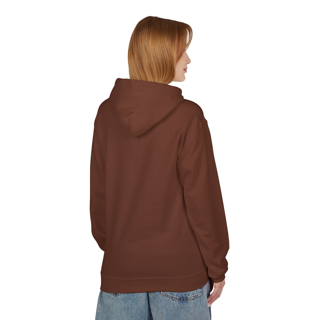 White Hoodie - "Caminas a pa'la desporta" Minimal Script Pullover