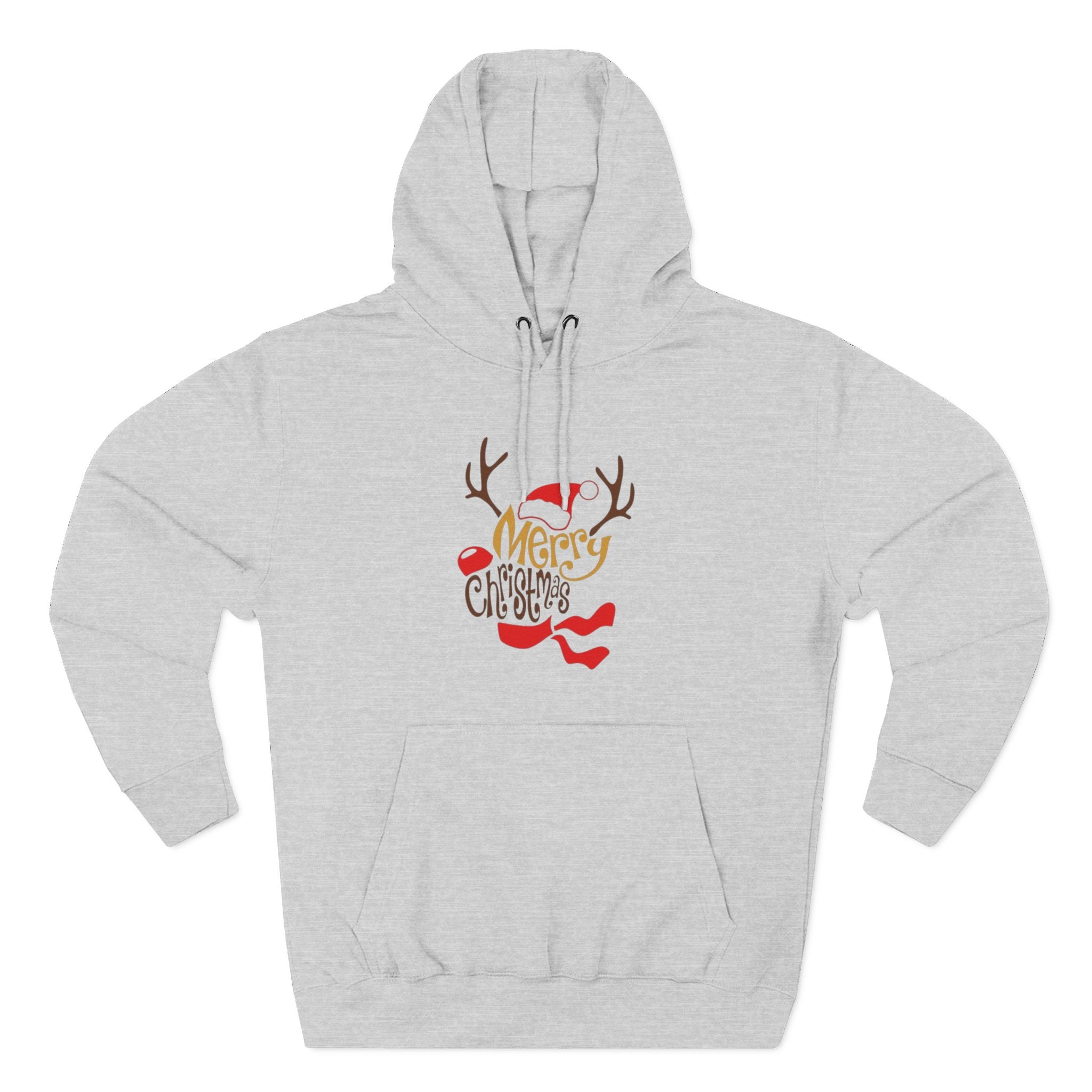 Holiday Apparel | Christmas Tees & Sweatshirts with Festive Quotes Merry Christmas Fleece Hoodie
