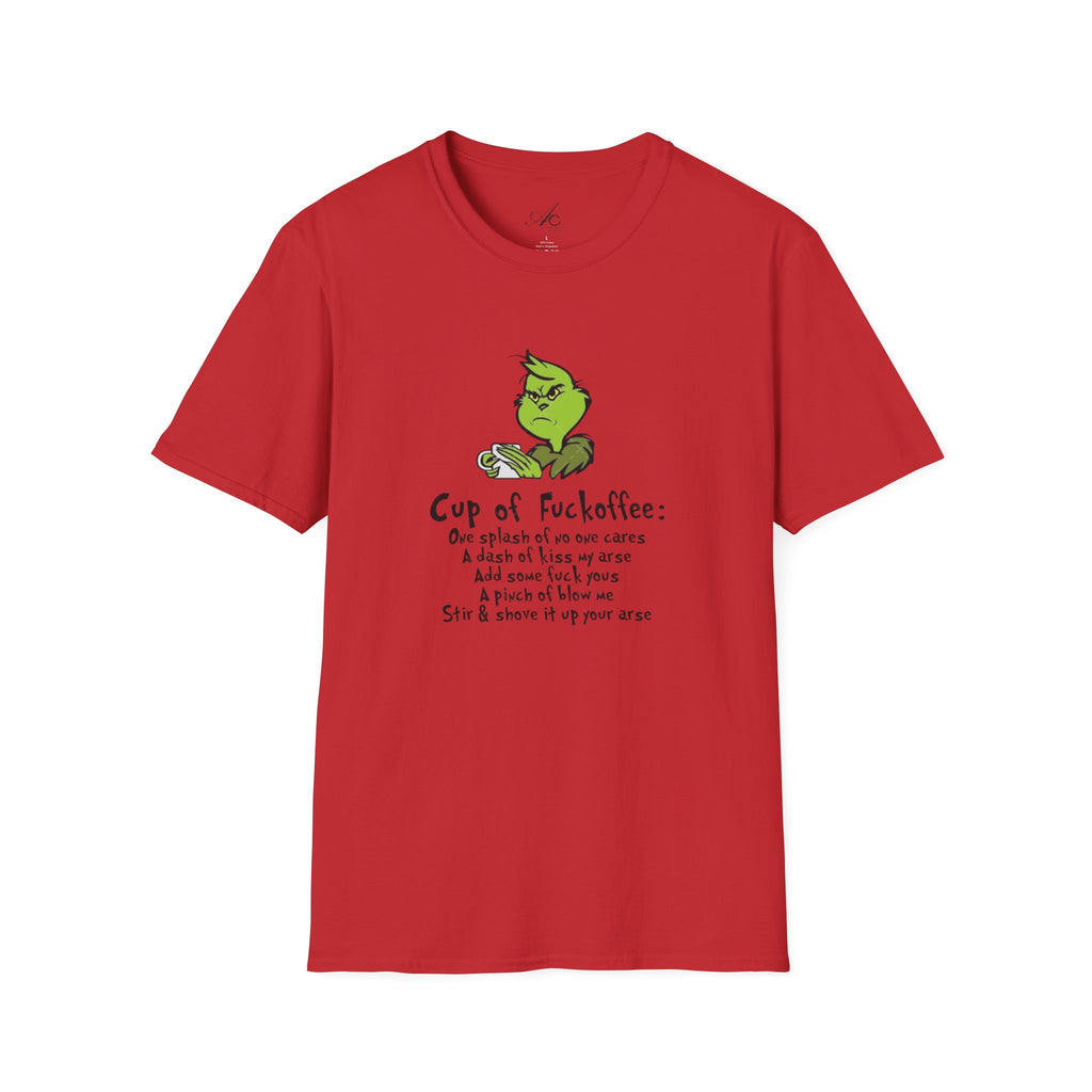 Holiday Apparel | Christmas Tees & Sweatshirts with Festive Quotes Funny Grinch Coffee Lover T-Shirt