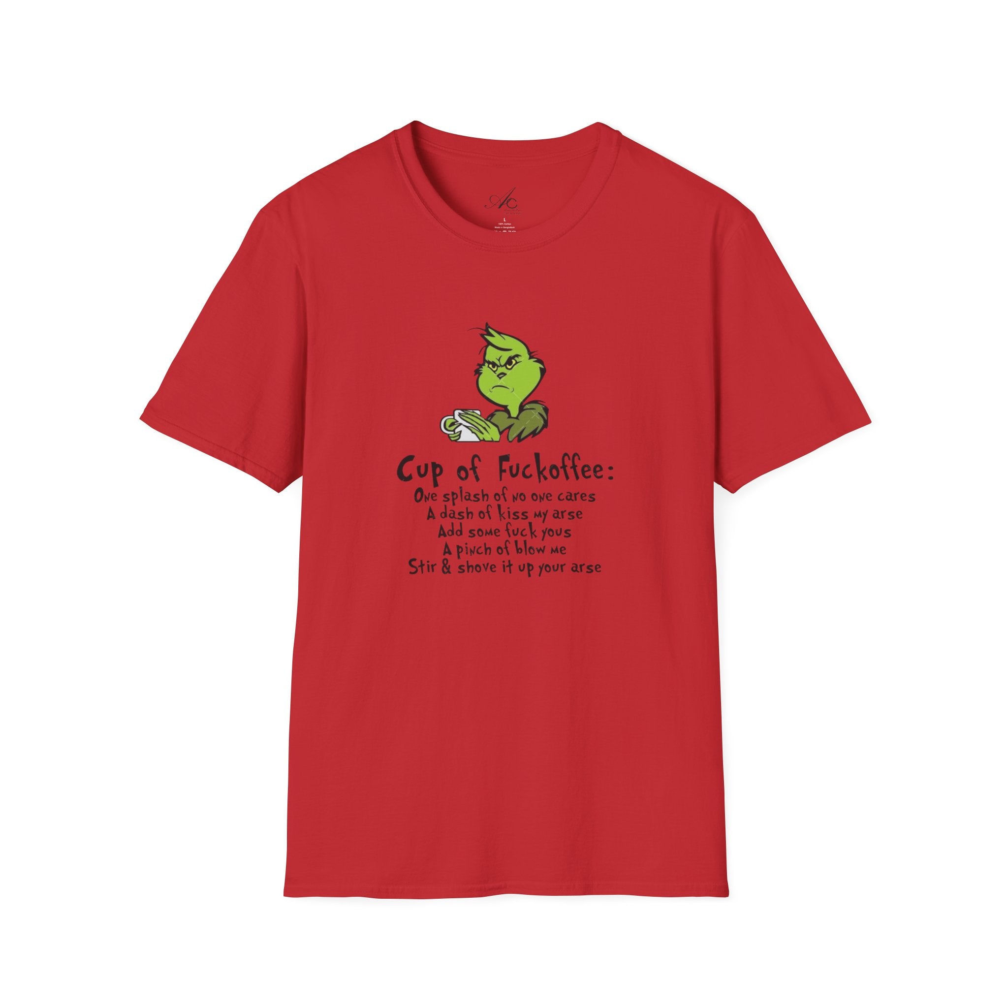 Holiday Apparel | Christmas Tees & Sweatshirts with Festive Quotes Funny Grinch Coffee Lover T-Shirt
