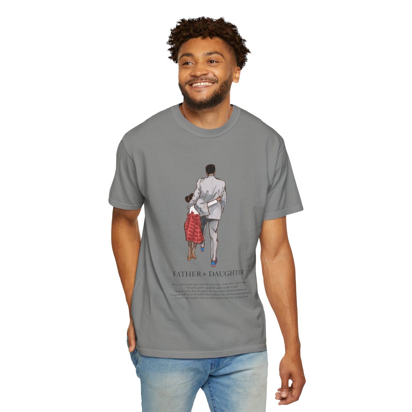Father & Daughter Unisex T-Shirt, Heartwarming Gift for Dad, Perfect for Father's Day, Family Bonding, Casual Wear