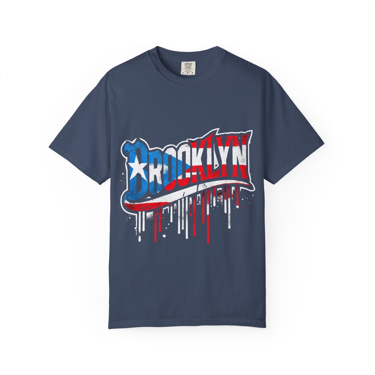 New York Meets Puerto Rico Brooklyn Style Unisex T-Shirt,  Streetwear Fashion
