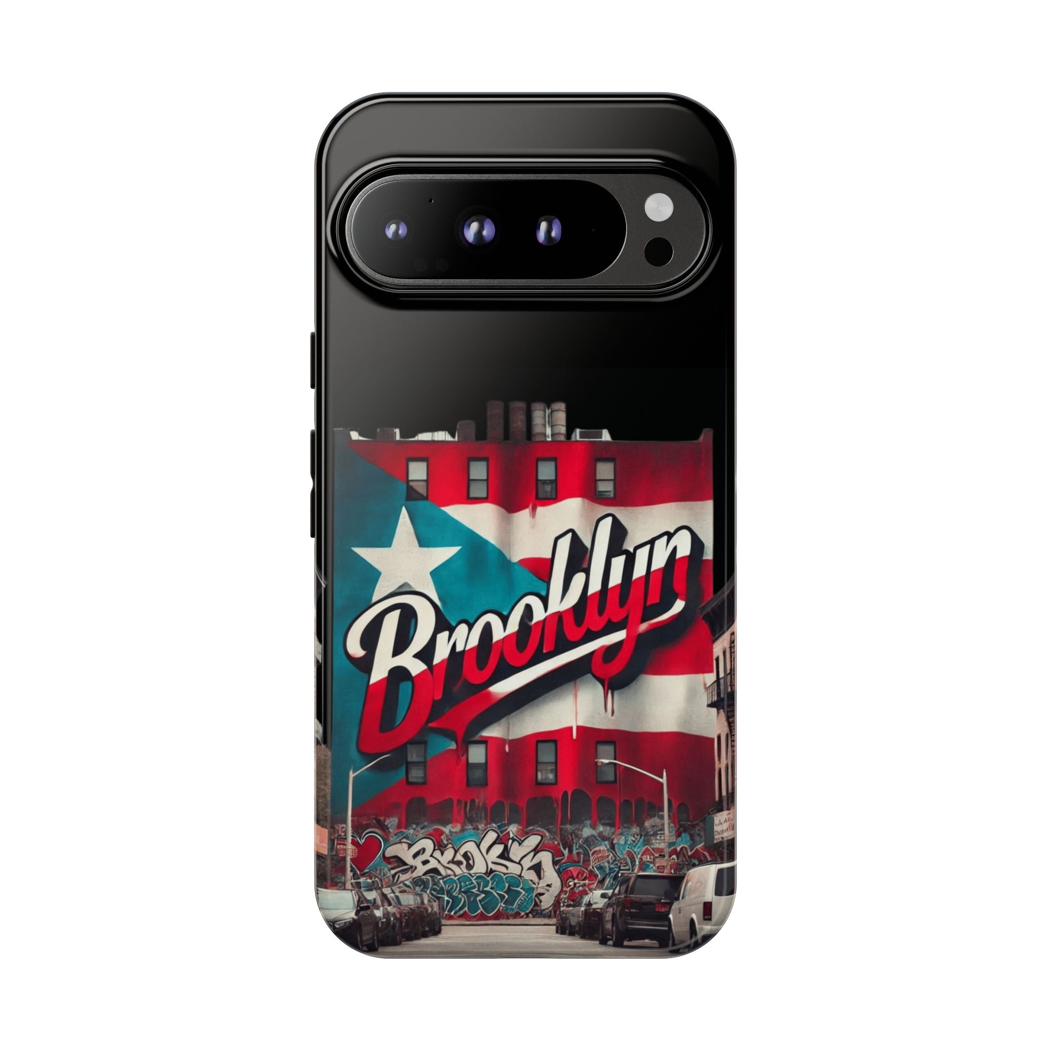 Brooklyn Street Art Phone Case  Urban Graffiti Protective Cover
