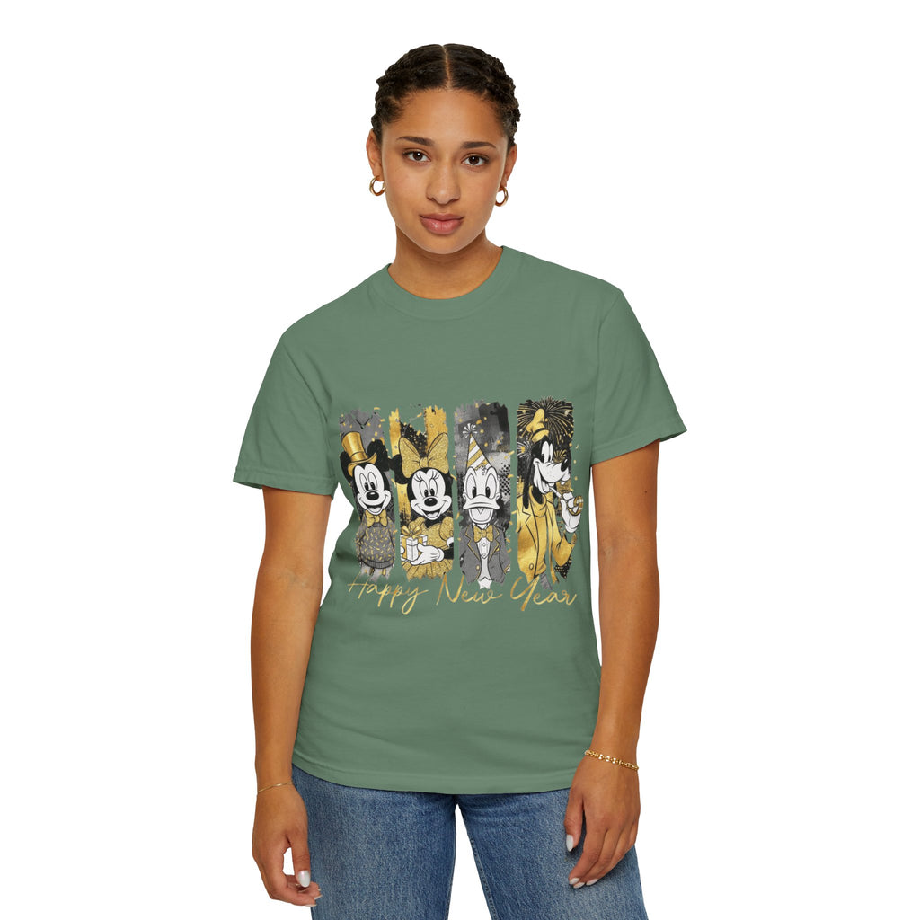 New Year Mickey & Friends T-Shirt  'Happy New Year' Graphic Tee