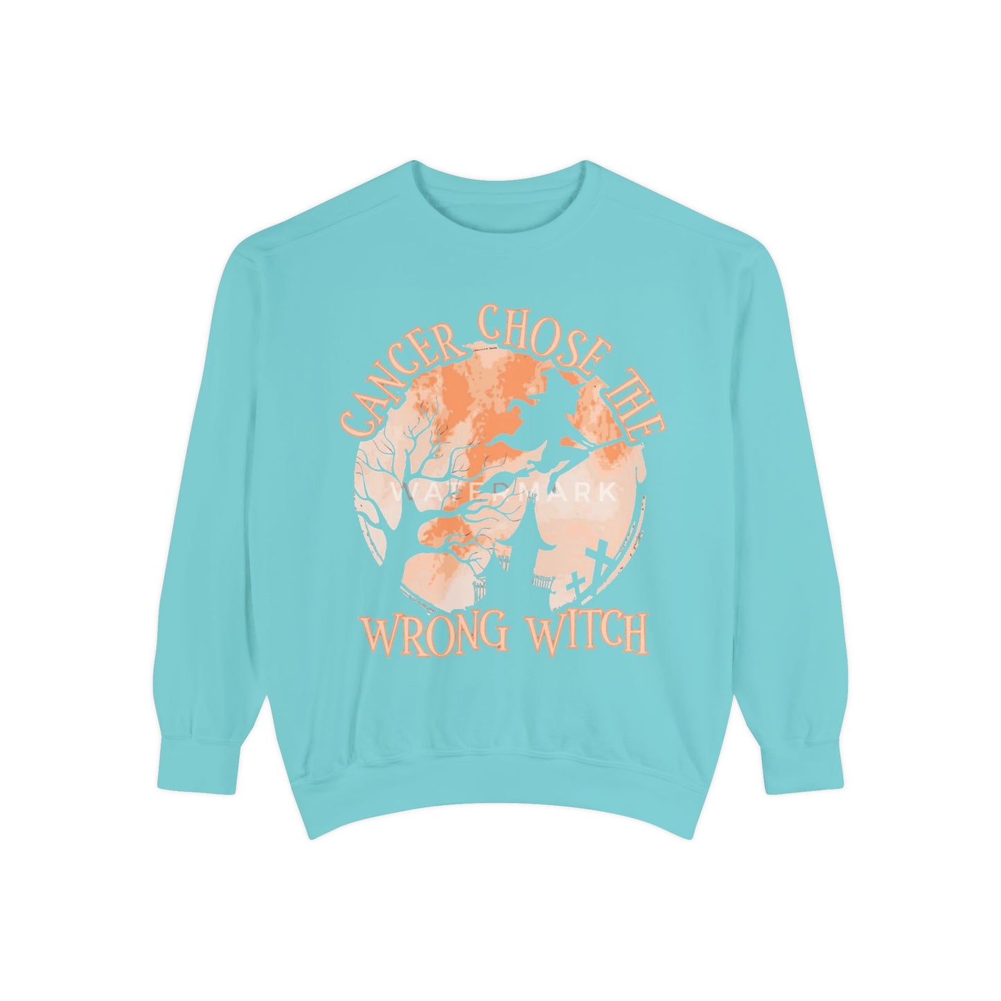 Cancer Chose the Wrong Witch Sweatshirt, Unisex Cozy Crewneck, Gift for Astrology Lovers, Witchy Style Apparel, Spiritual Gift