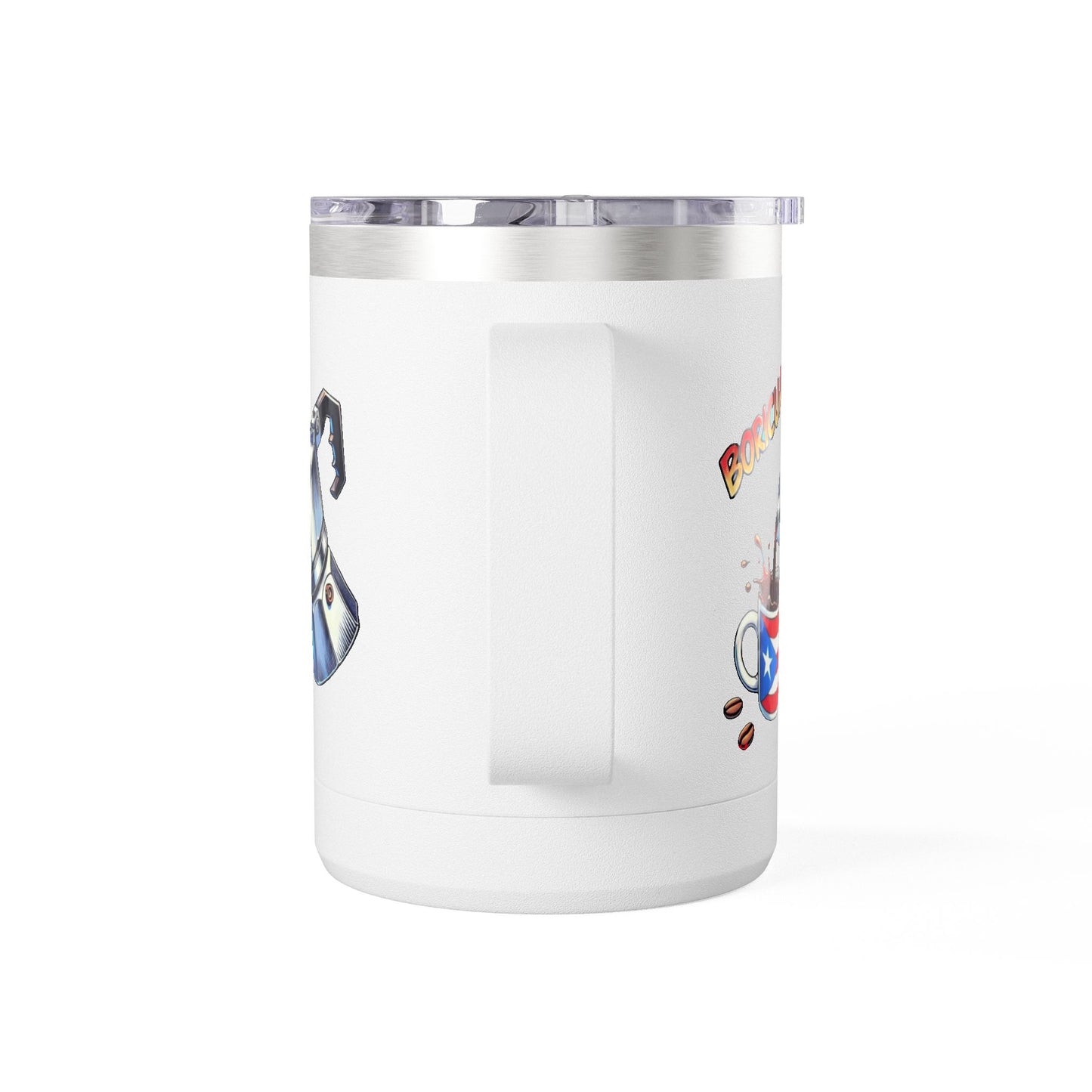 Puerto Rican Coffee Mug Tumbler, 15oz | Great Gift for Coffee Lovers, Unique Kitchen Decor, Perfect for Birthdays & Holidays