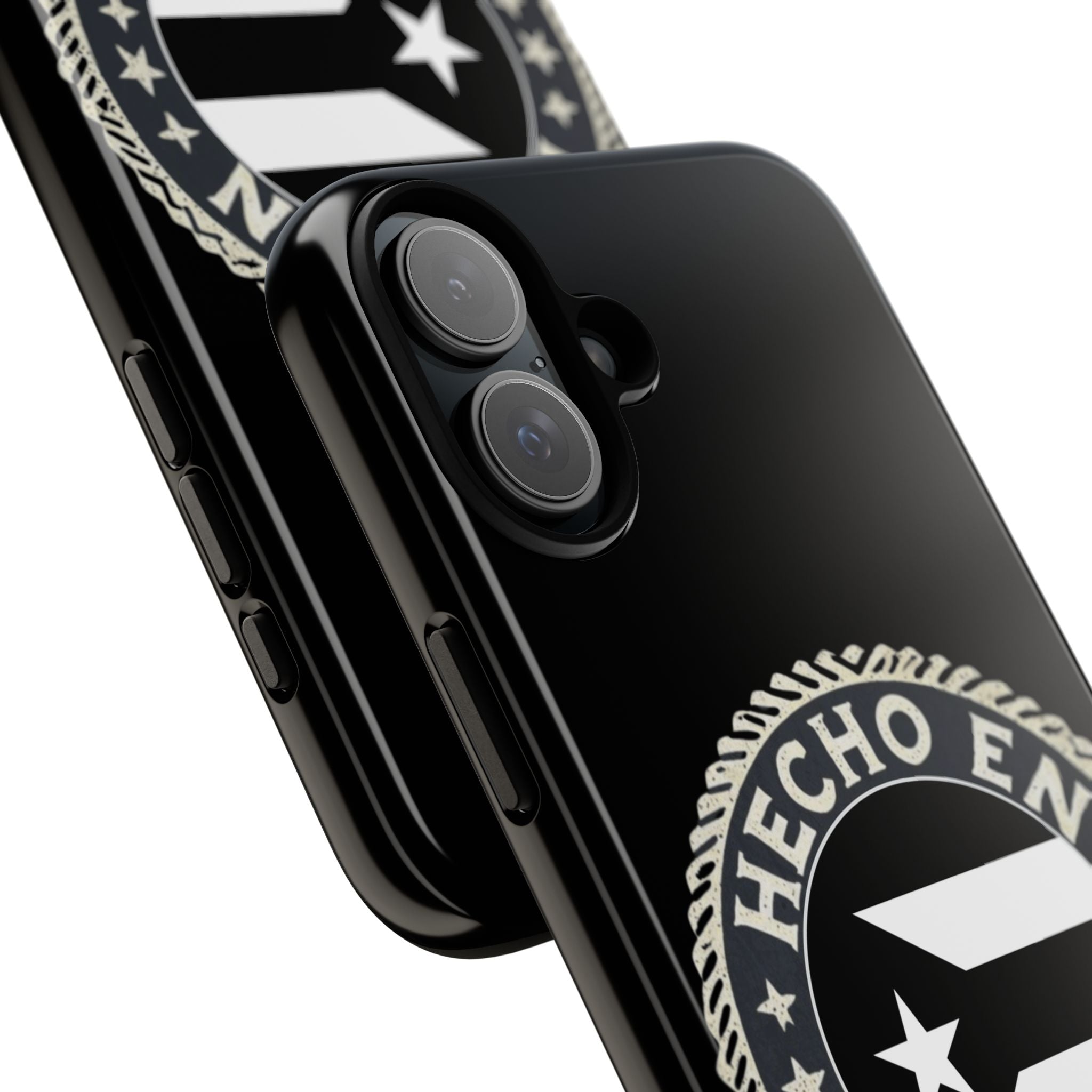 Hecho en Puerto Rico Phone Case  Puerto Rican Flag Emblem Tough Protective Cover