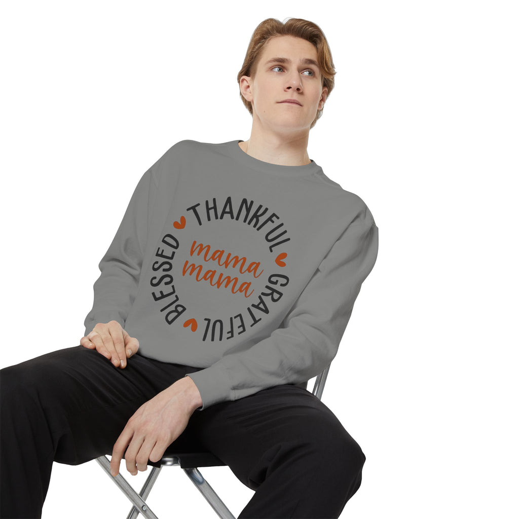 MOM  Sweatshirt Thankful Grateful Blessed "Mama Mama" Sweatshirt