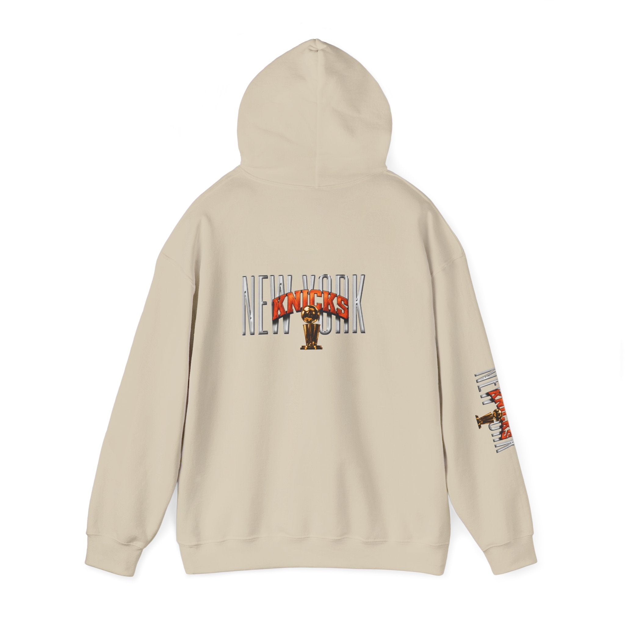 NY-K Retro Player Collage Hoodie — Basketball Fan Sweatshirt