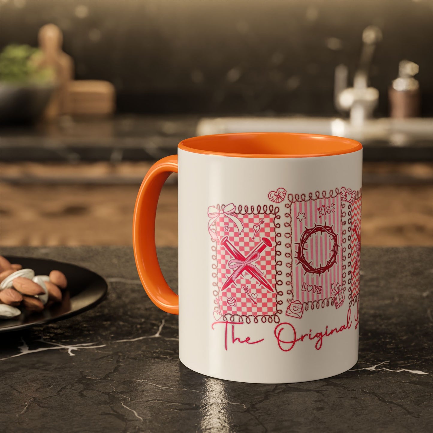 Love Letters XOXO Ceramic Mug — Colorful 11oz & 15oz Coffee Cup