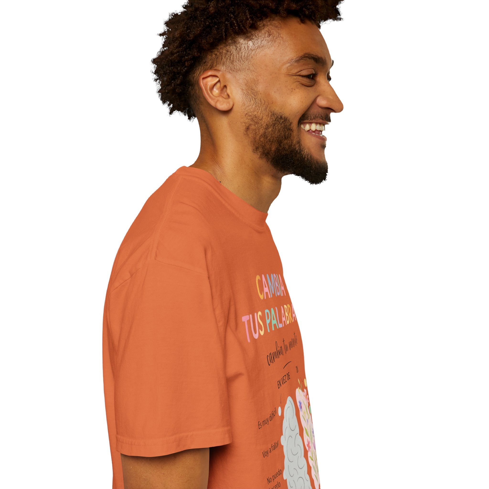 Cambia Tus Palabras Floral Positivity T-Shirt