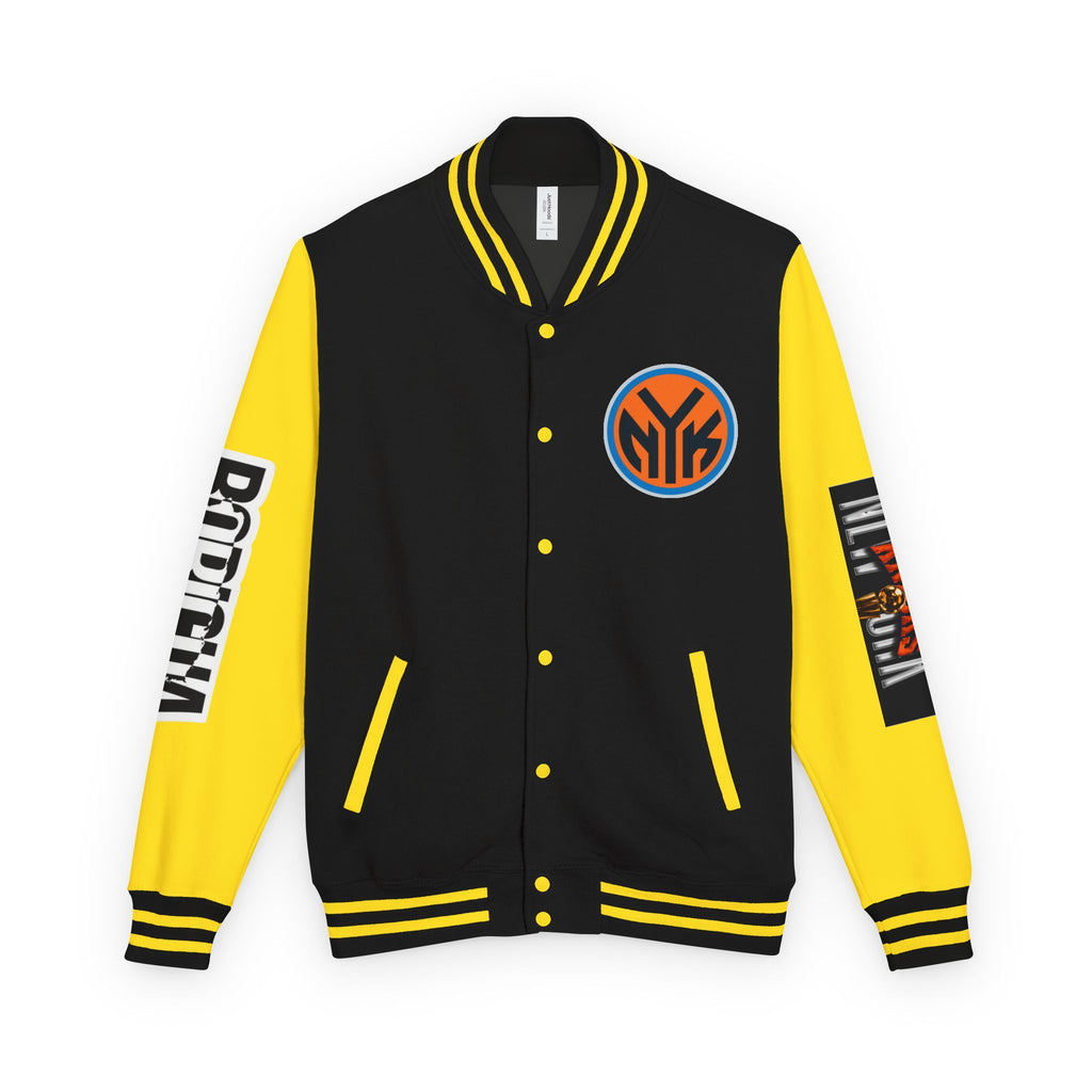 Basketball-Inspired Letterman Jacket — Men's Retro Varsity Sports Jacket Jose AlvarTribute Varsity Jacket