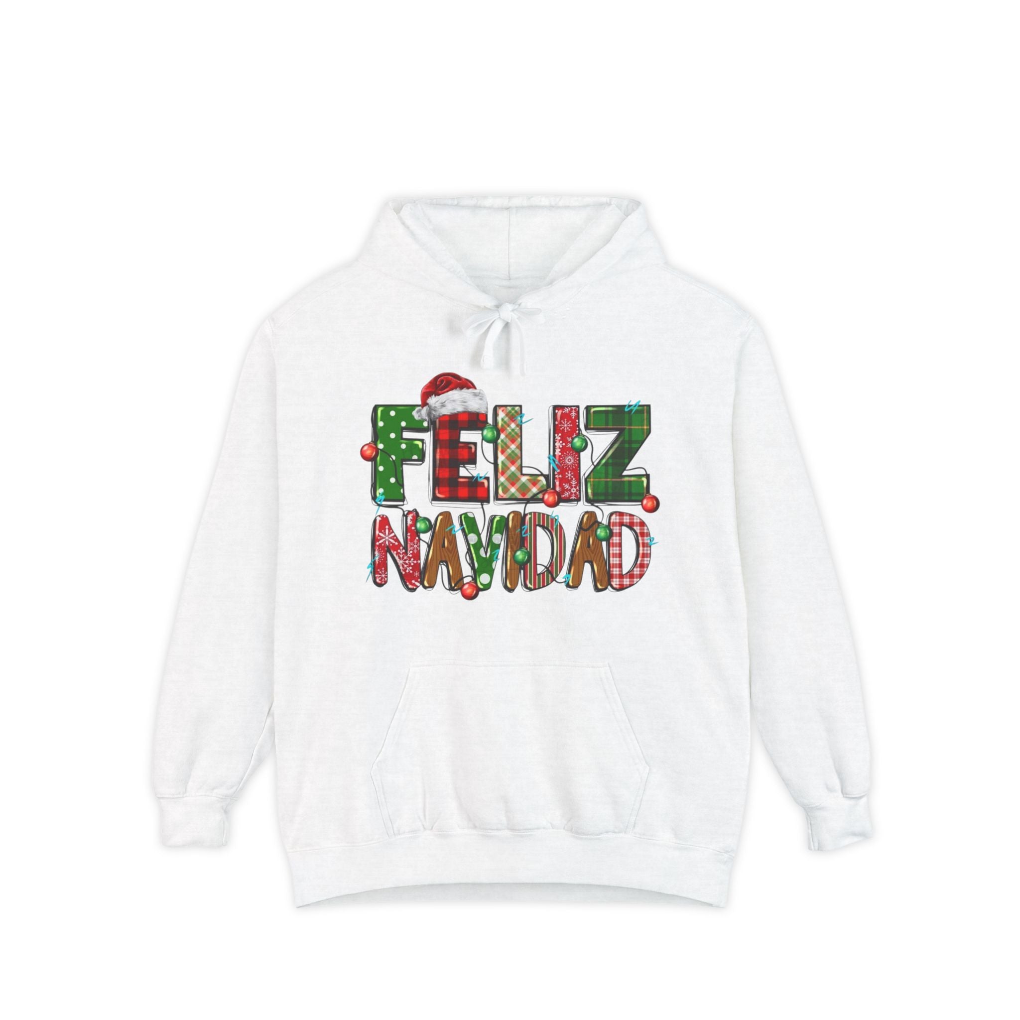 Feliz Navidad Holiday Hoodie  Festive Christmas Hoodie