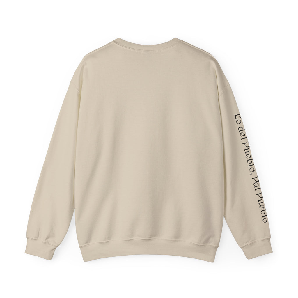 Crewneck Sweatshirt  “No me debo a partidos, me debo al pueblo” Spanish Political Statement