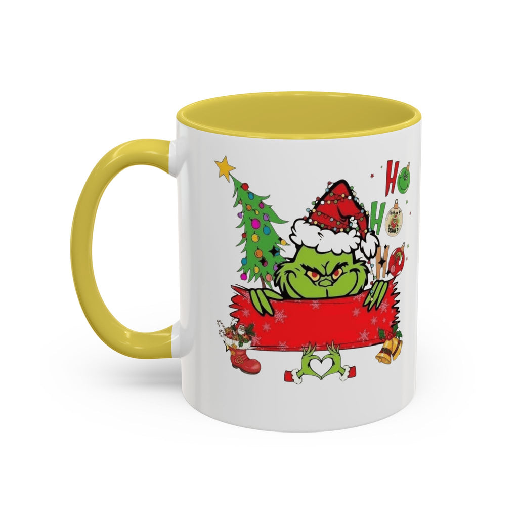 Christmas Grinch Mug (11oz & 15oz)  Funny Holiday Coffee Cup with Grinch Illustration Christmas Mugs Collection!